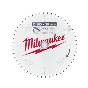 milwaukee Pyörösahanterä milwaukee a165x20x1,6x52