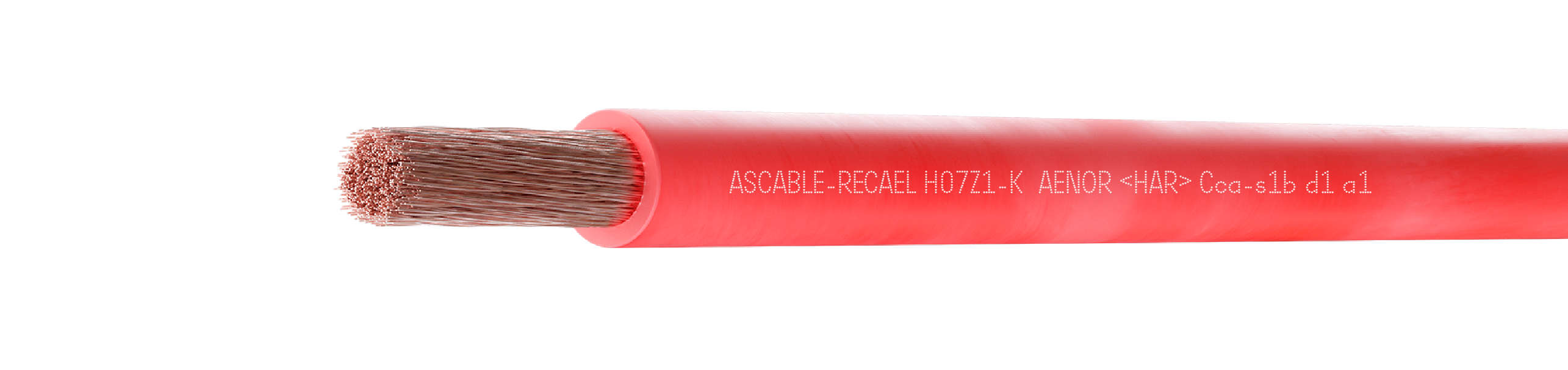ascable Installation lead-hf h07z1-k 16 red d500 cca