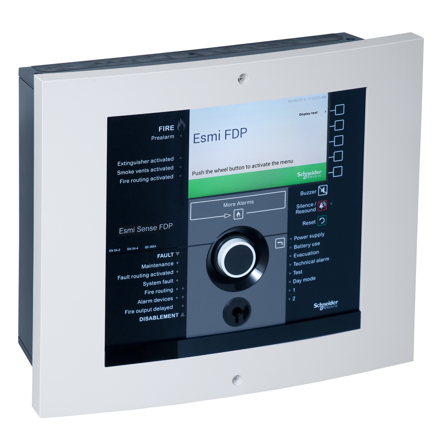 Esmi Sense FDP221 brannsentral for Esmi brannalarmsystemer