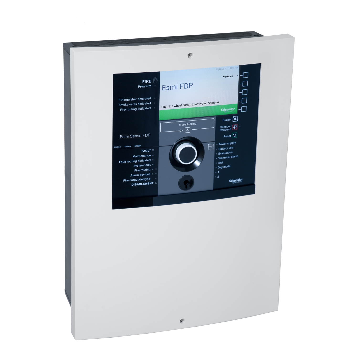 Esmi Sense FDP252 brannsentral for Esmi brannalarmsystemer