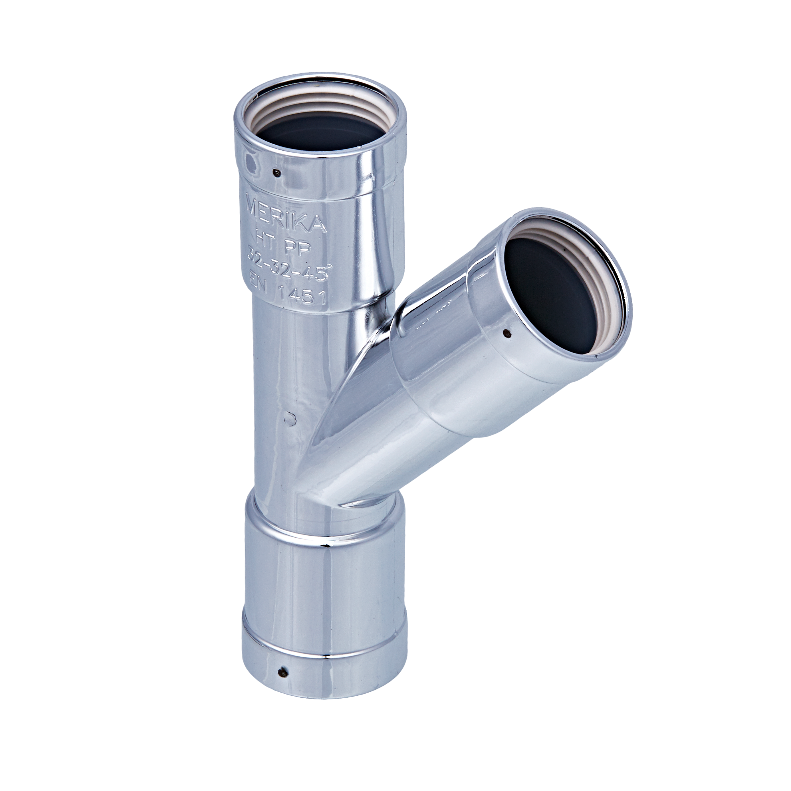 HT T JOINT PIPE CHROME 32X32X45 MERIKA 2142