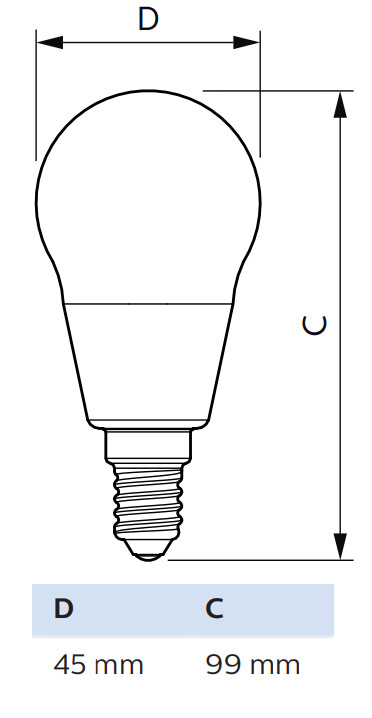 philips Led-lampa corepro e14 827 250lm 25w=2.8w p45 fr