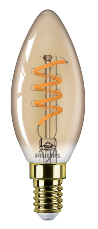 philips Led-lampa master value e14 818 136lm 15=2.5w b35 gold