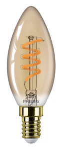 philips Led-lampa master value e14 818 136lm 15=2.5w b35 gold