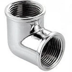 MISIŅA LĪKUMS 90° IE/IE 1/2"x1/2" HROMĒTS
