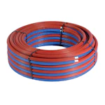 VAMZDIS IZOLIUOTAS PE_RT 16X2 (6MM) 50M DVIGUBAS