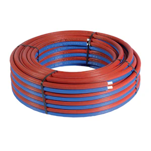 comisa Vamzdis izoliuotas pe_rt 16x2 (6mm) 50m dvigubas