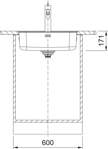 franke Recessed sink franke srx 210-50 tl stainless