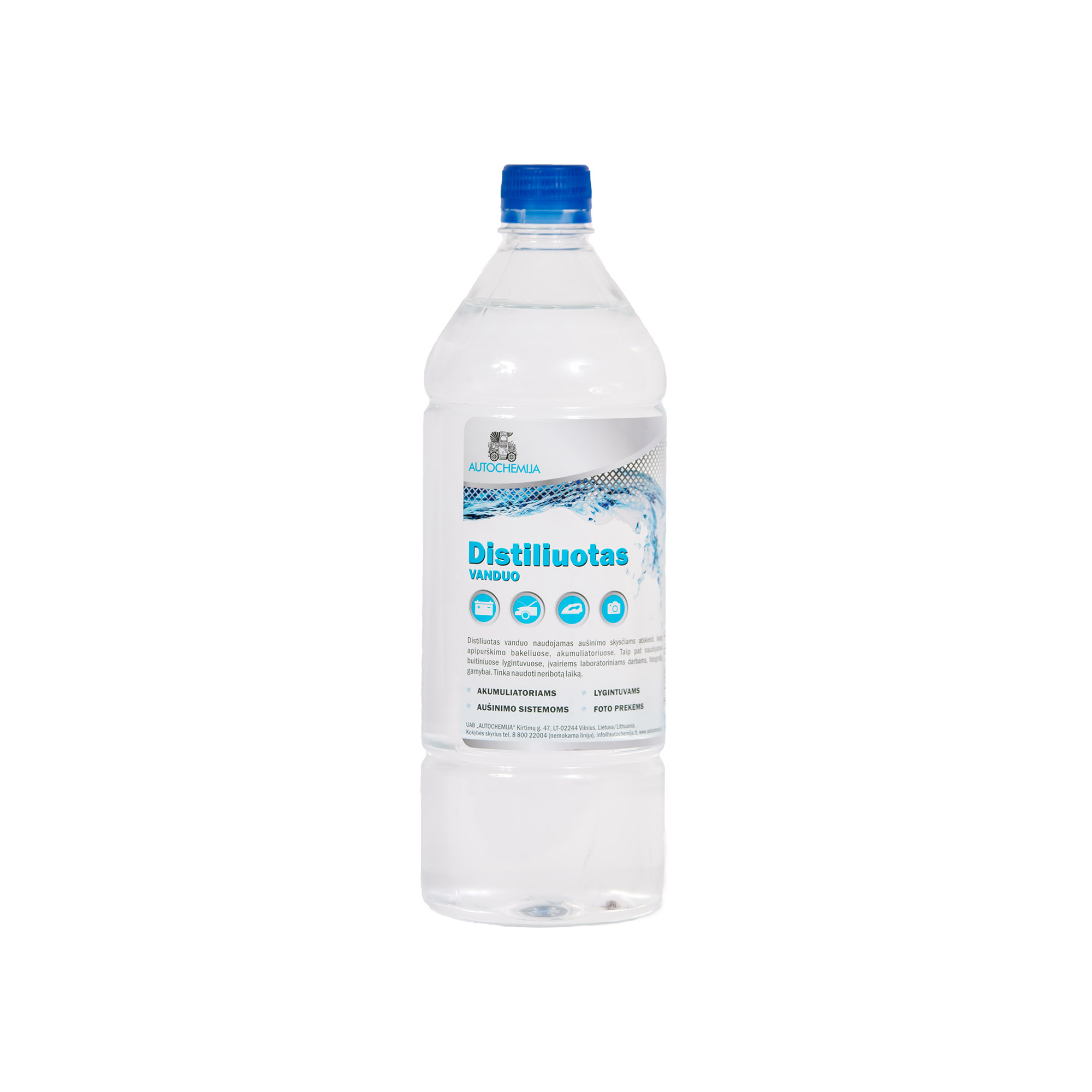 DISTILIUOTAS VANDUO 1 L