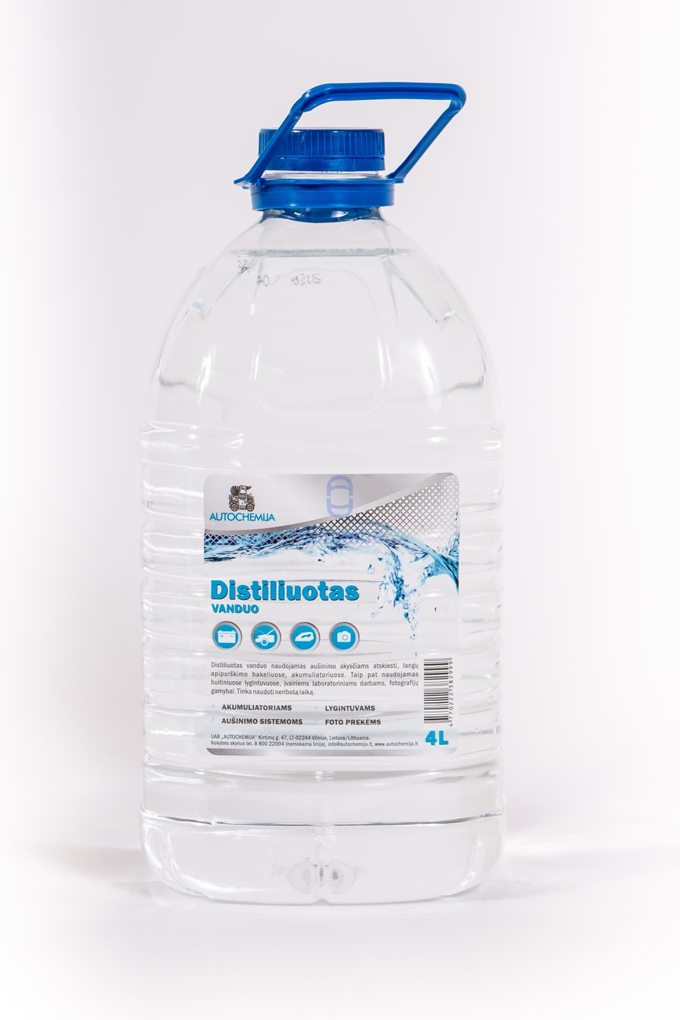 DISTILIUOTAS VANDUO 4 L