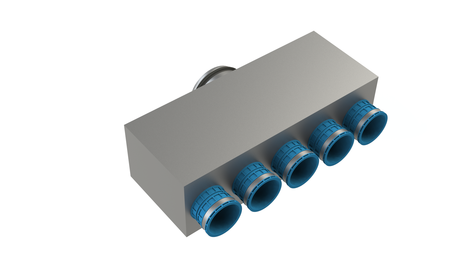 GAISA SADALES KOLEKTORS LOK-H D125-5x75mm E-R