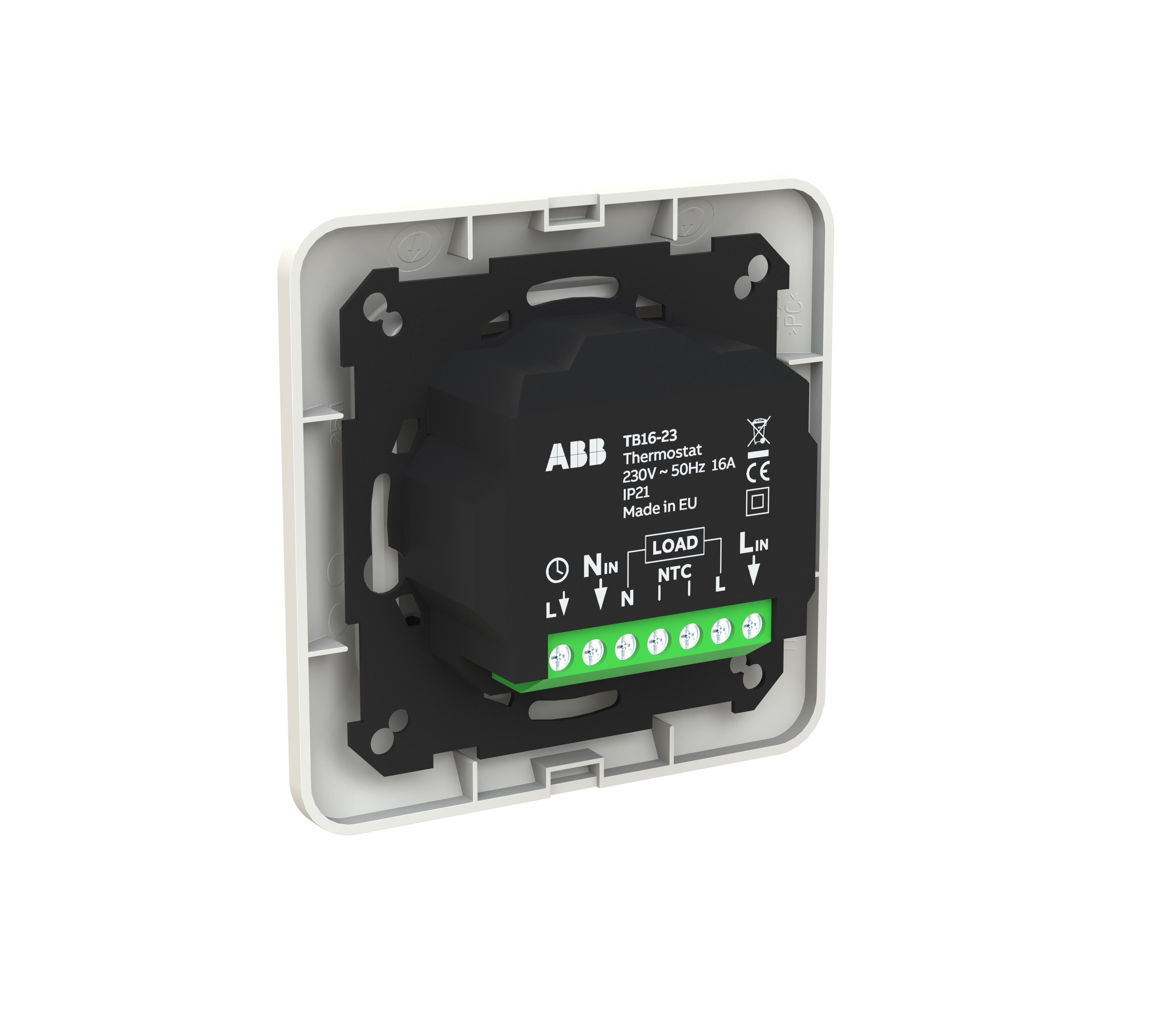 abb Thermostat abb jussi jussi bt 16a white