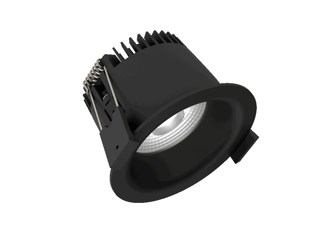 KOHTVALGUSTI LINEA 75 10W 3K 800lm 93 40° DIM MUST