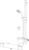 oras Shower mixer with set oras 2479 cubista ja natura eco