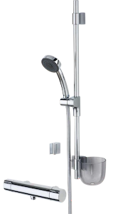 oras Shower mixer with set oras 2479 cubista ja natura eco