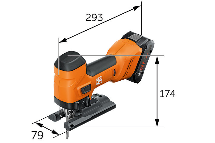 fein Cordless jigsaw fein f-iron jig 26 as 18v