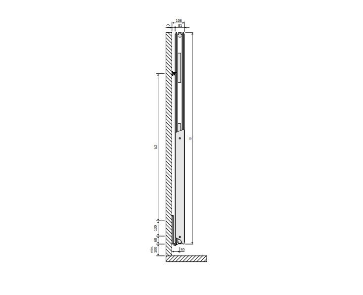 purmo Radiator purmo vr vertical 21 1500 450