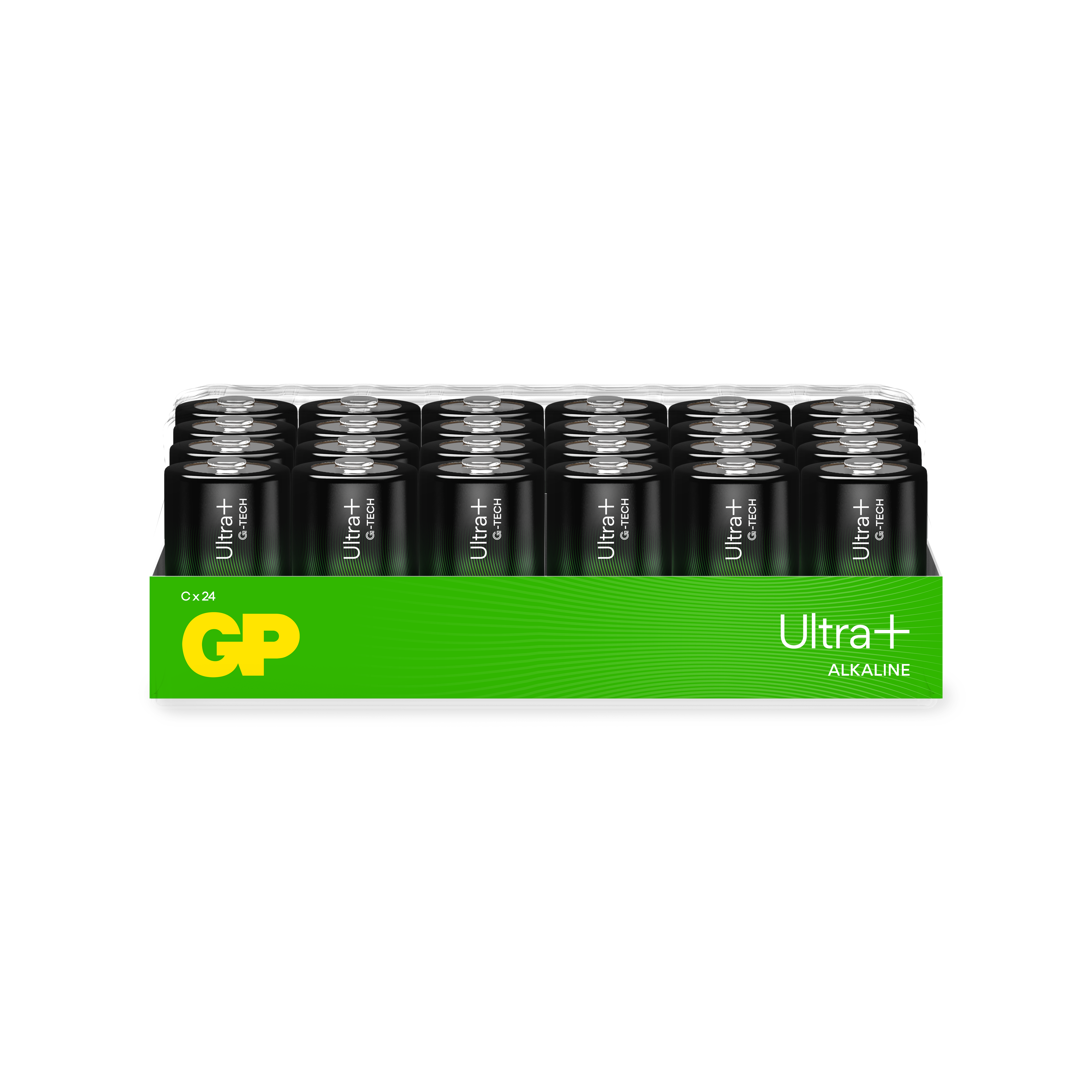 GP ULTRA PLUS C-BATTERI 24-PAKK 14AUP/LR14