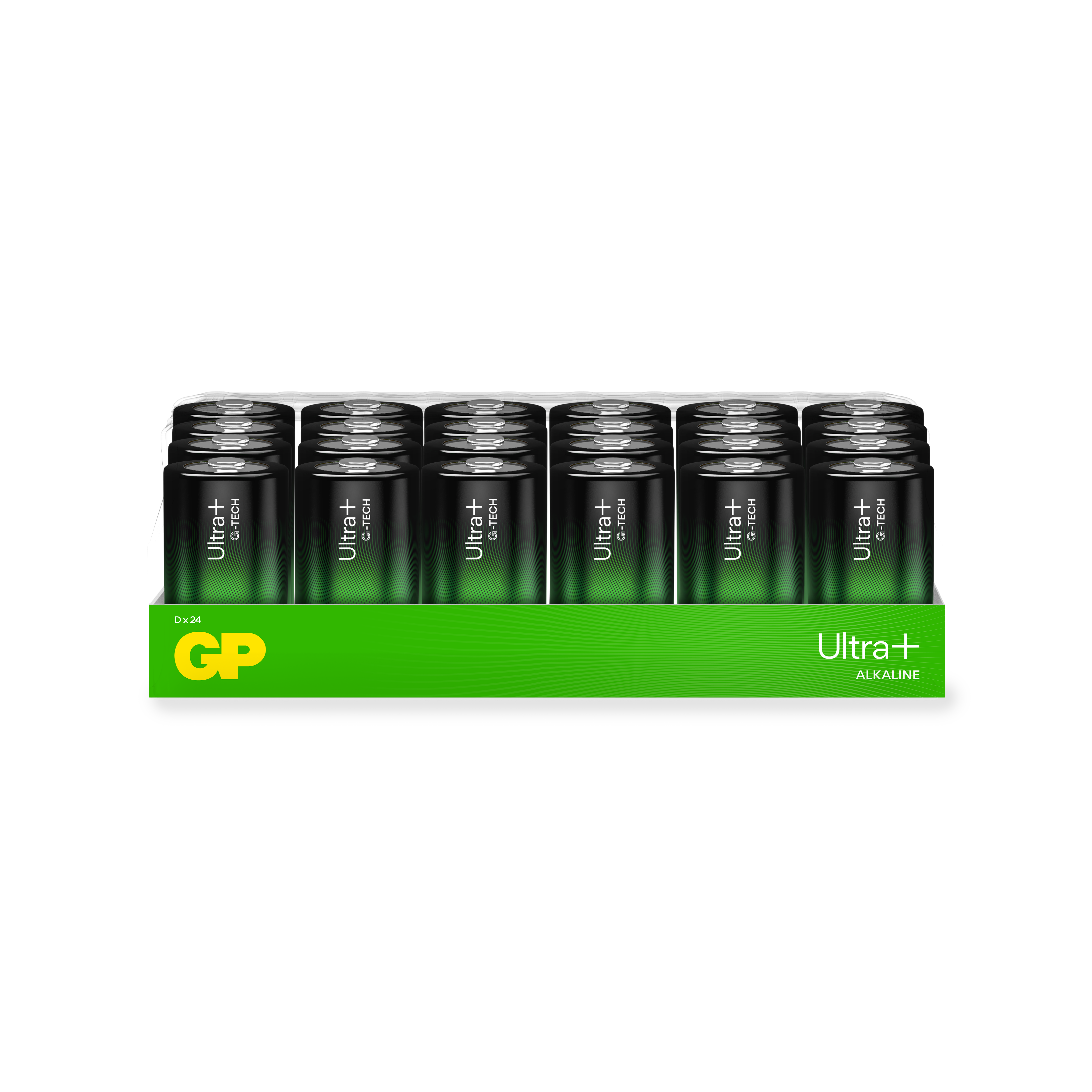 GP ULTRA PLUS D-BATTERI 24-PAKK 13AUP/LR20