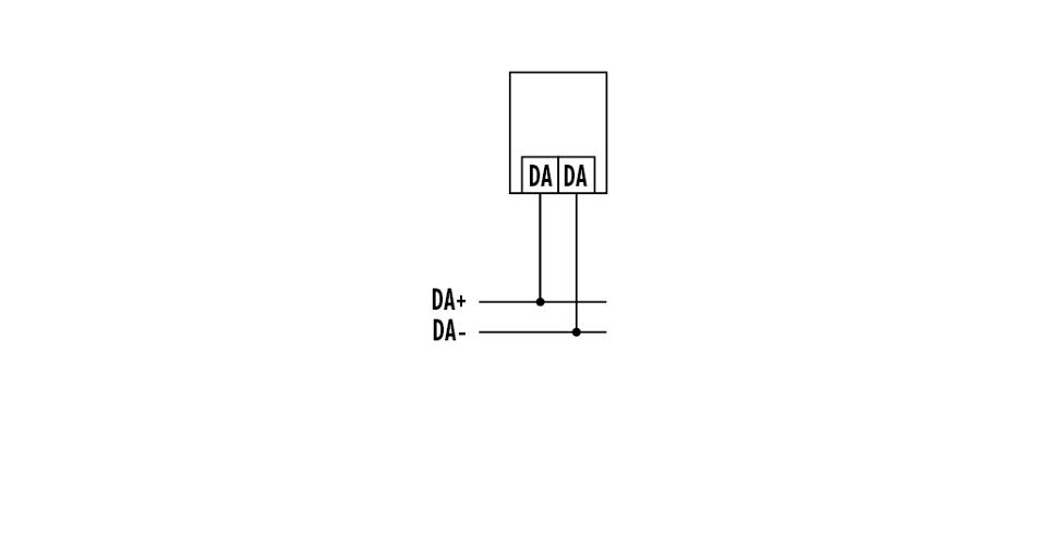 esylux Dimmer push button x4 dali-2 wh