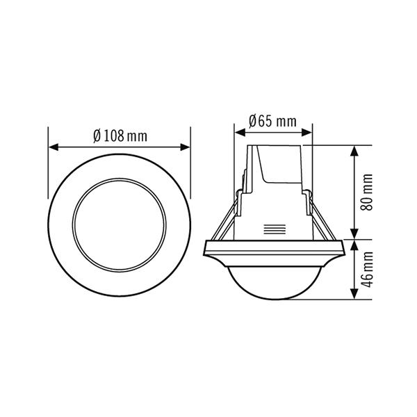 esylux Presence detector 360/24 apc10 d2