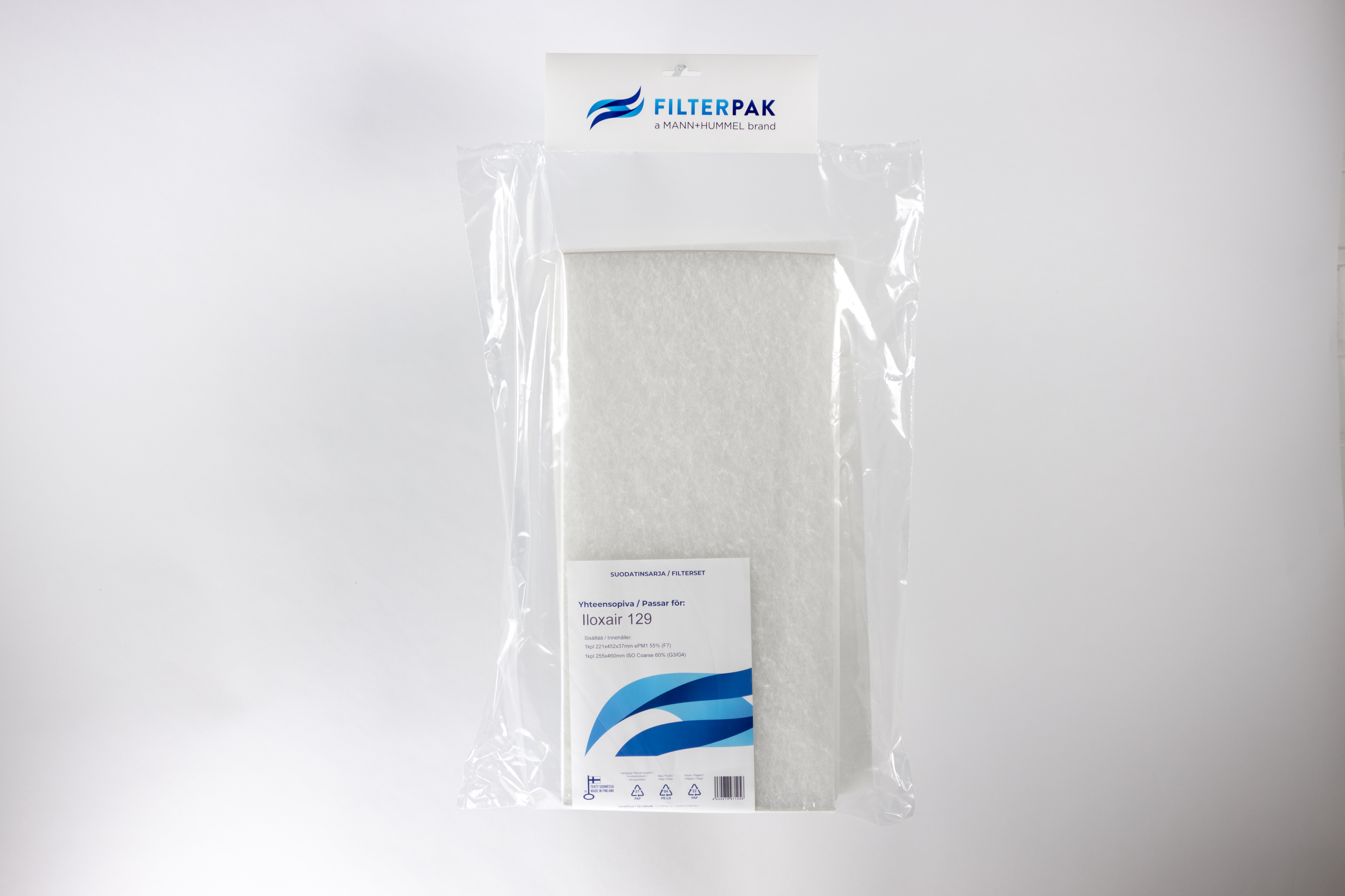 SUODATINPAKKAUS FILTERPAK ILOXAIR 129