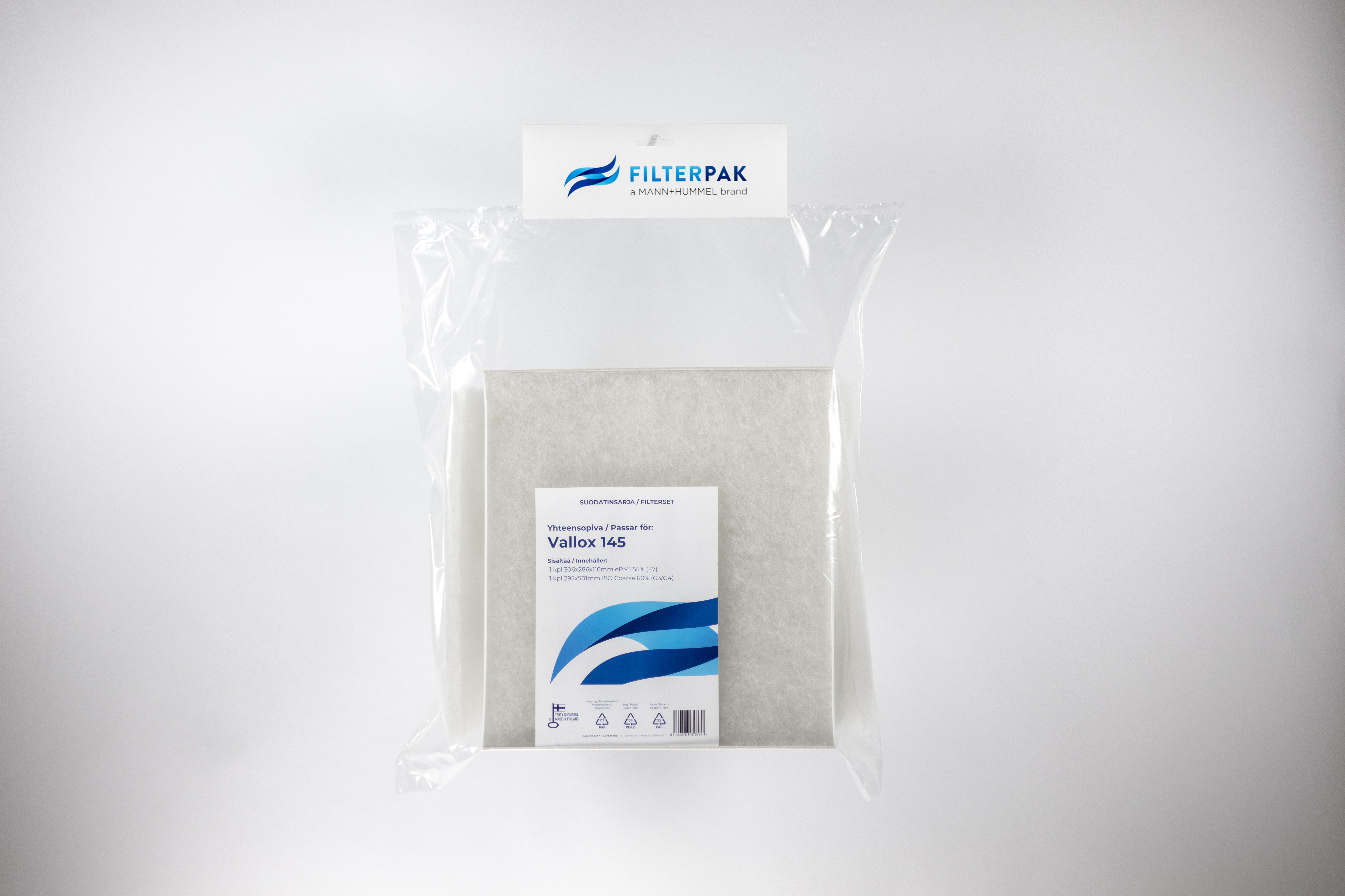 FILTER PACK FILTERPAK VALLOX 145 NRO 28