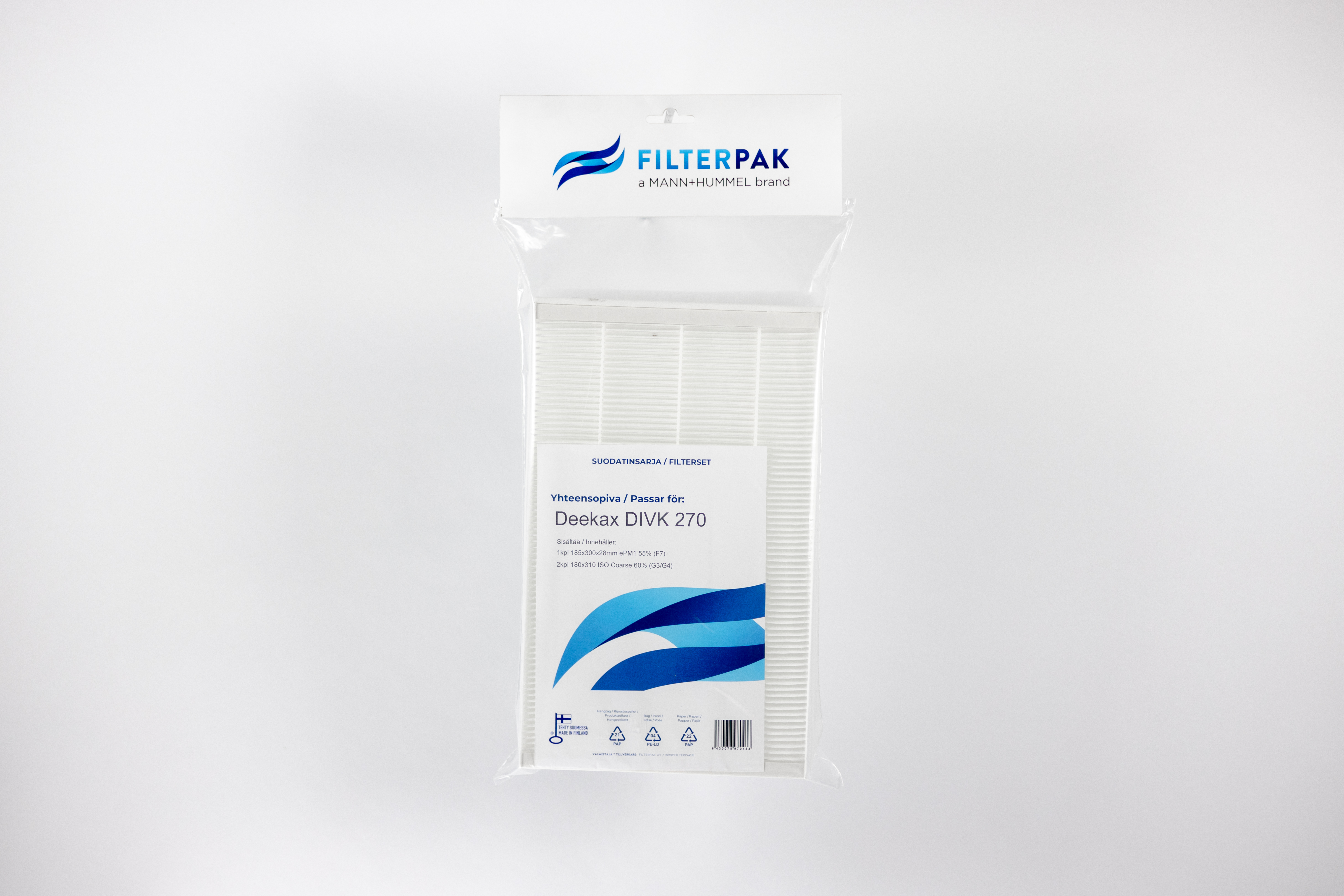 SUODATINPAKKAUS FILTERPAK DEEKAX DIVK 270