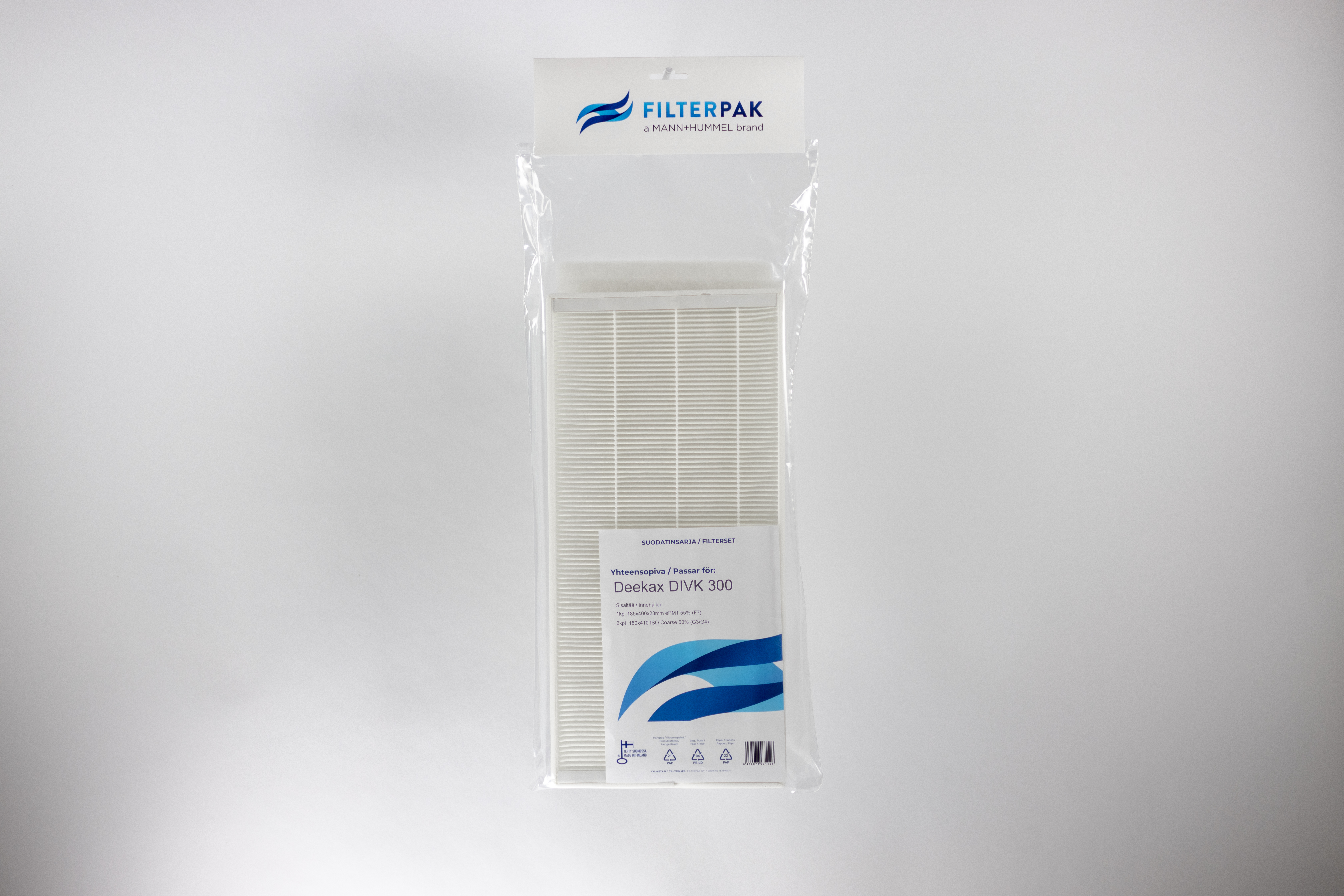 SUODATINPAKKAUS FILTERPAK DEEKAX DIVK 300