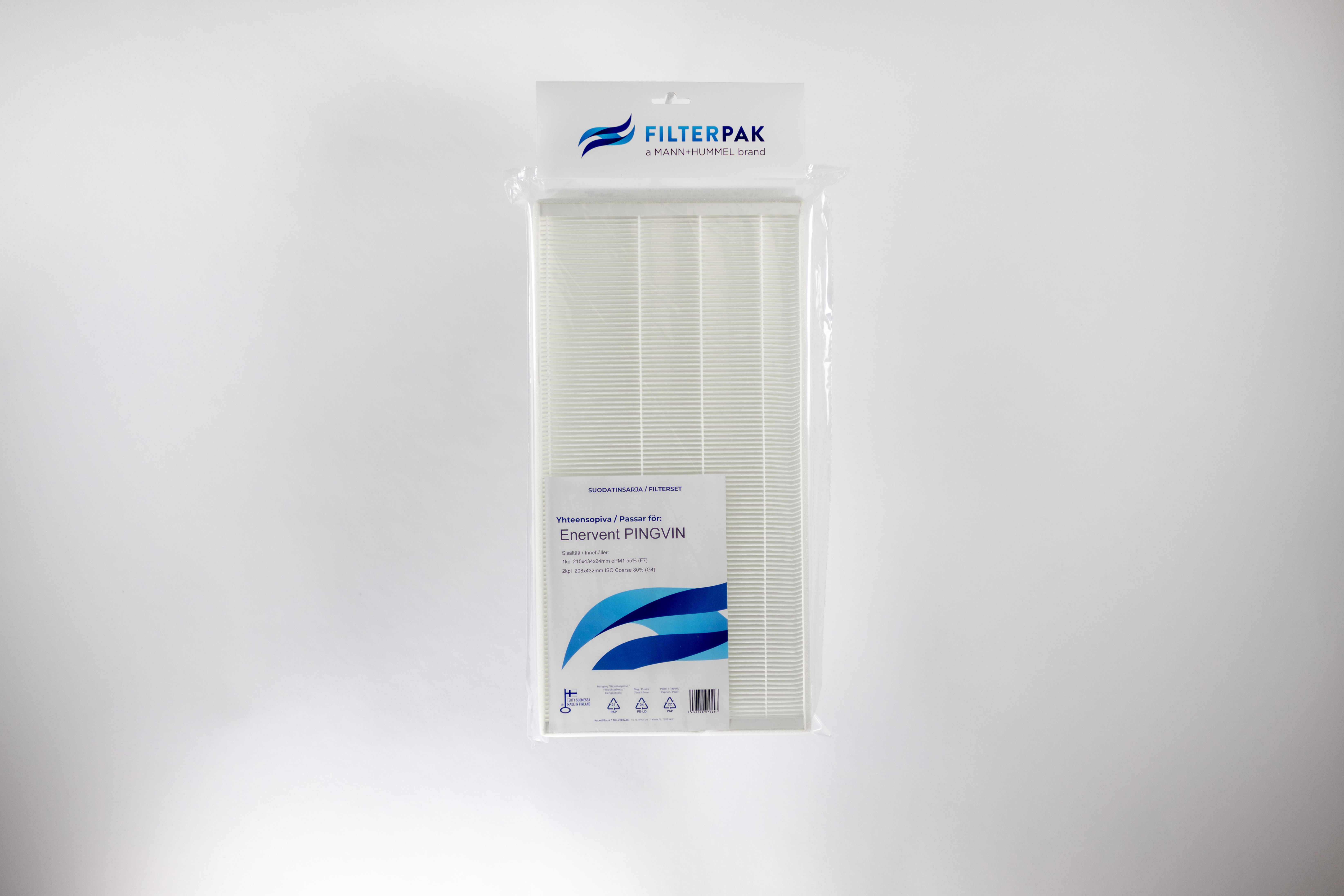 FILTER PACK FILTERPAK ENERVENT PINGVIN 60-120 F7/G4