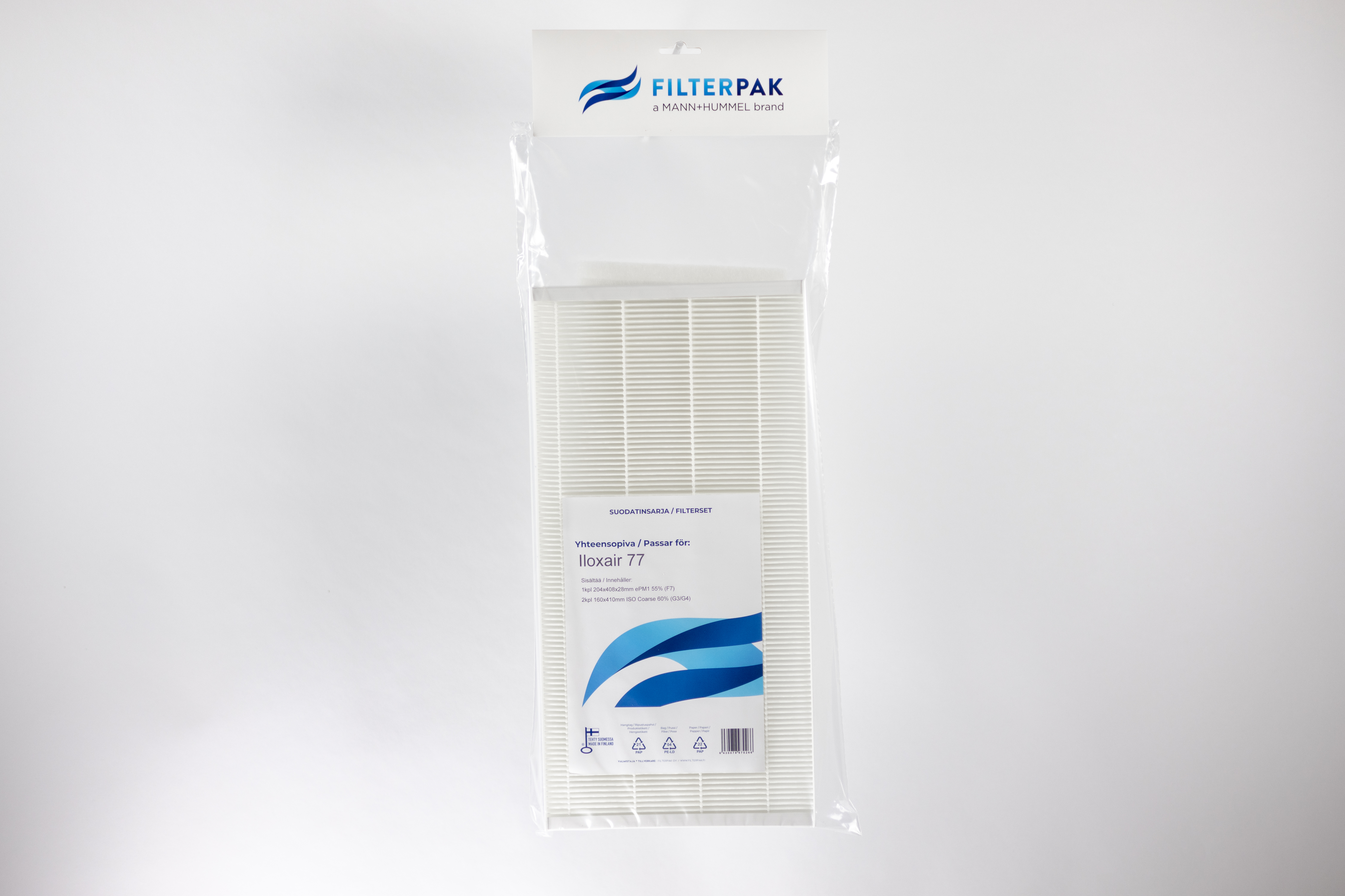 SUODATINPAKKAUS FILTERPAK ILOXAIR 77