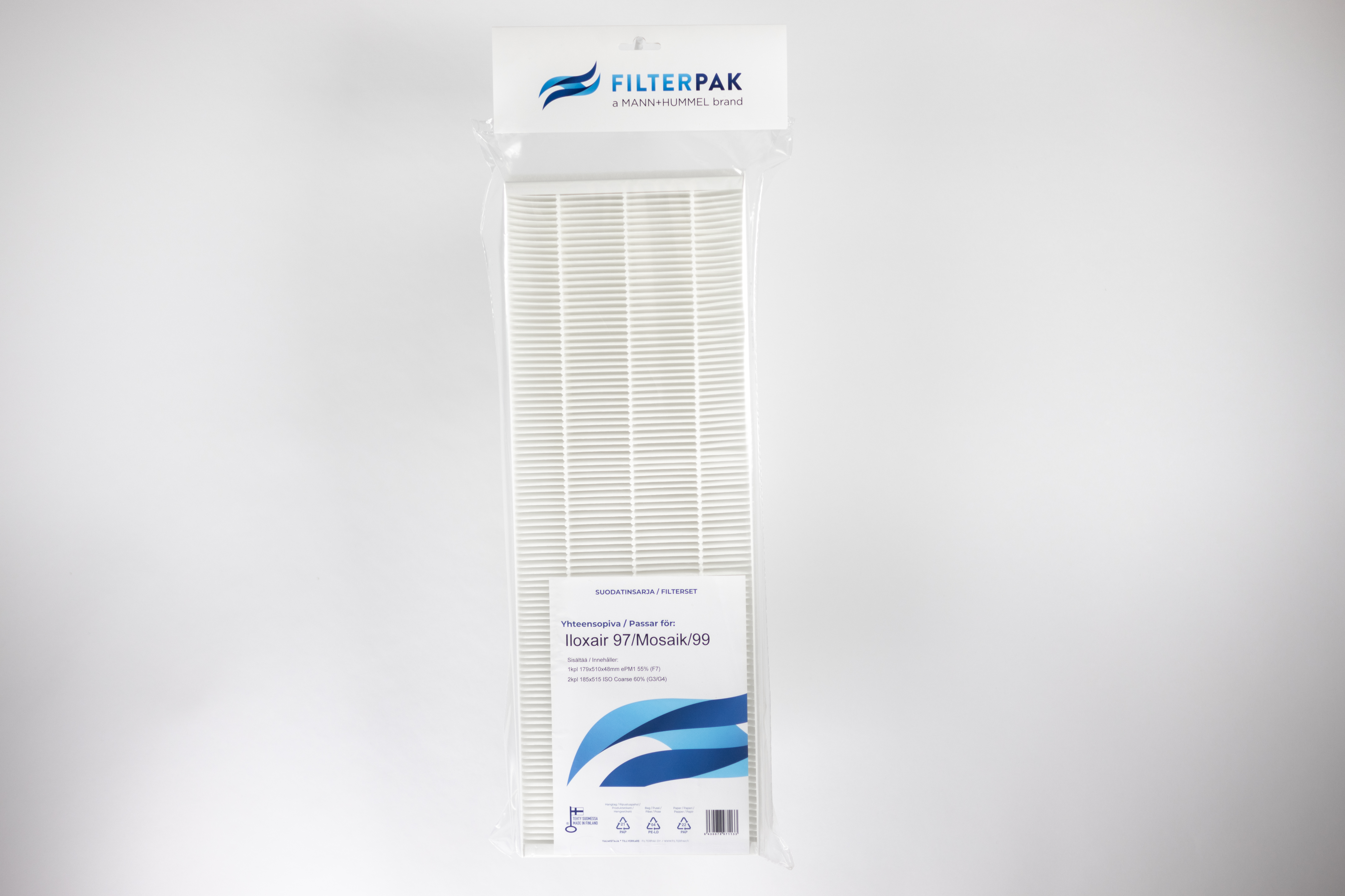 SUODATINPAKKAUS FILTERPAK ILOXAIR 97/MOSAIK/99