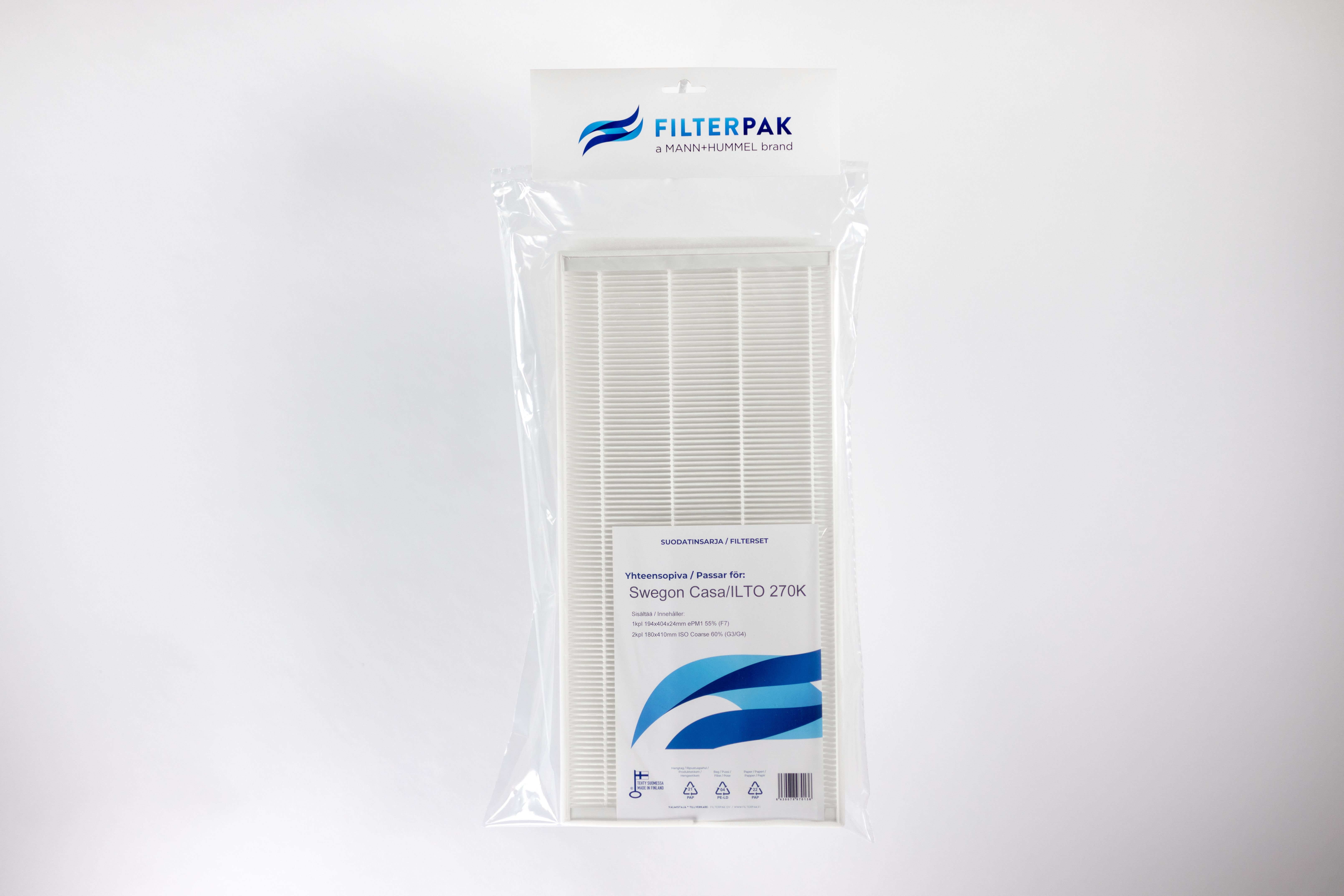 FILTER PACK FILTERPAK SWEGON CASA/ILTO 270K