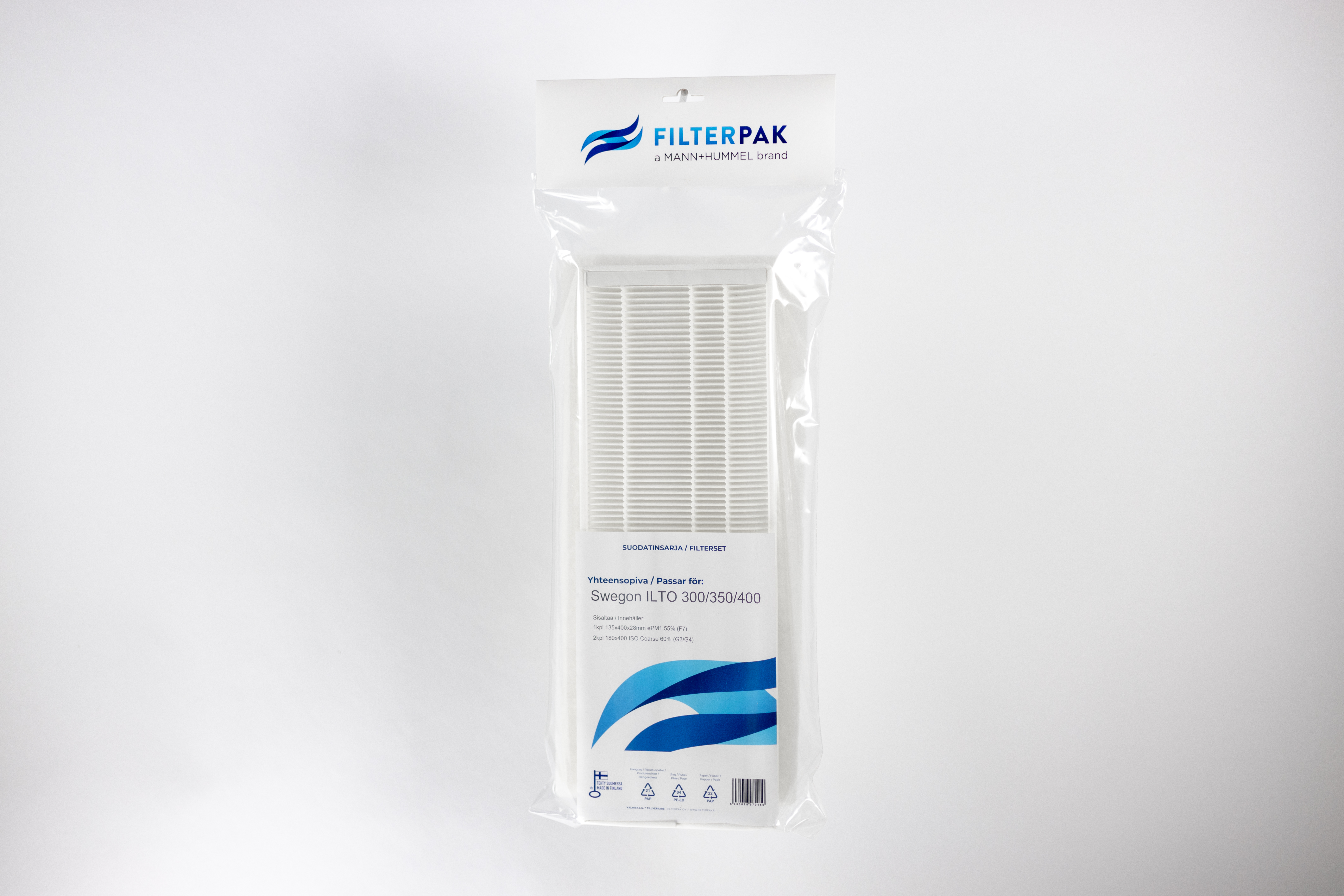 FILTER PACK FILTERPAK SWEGON ILTO 300/350/400