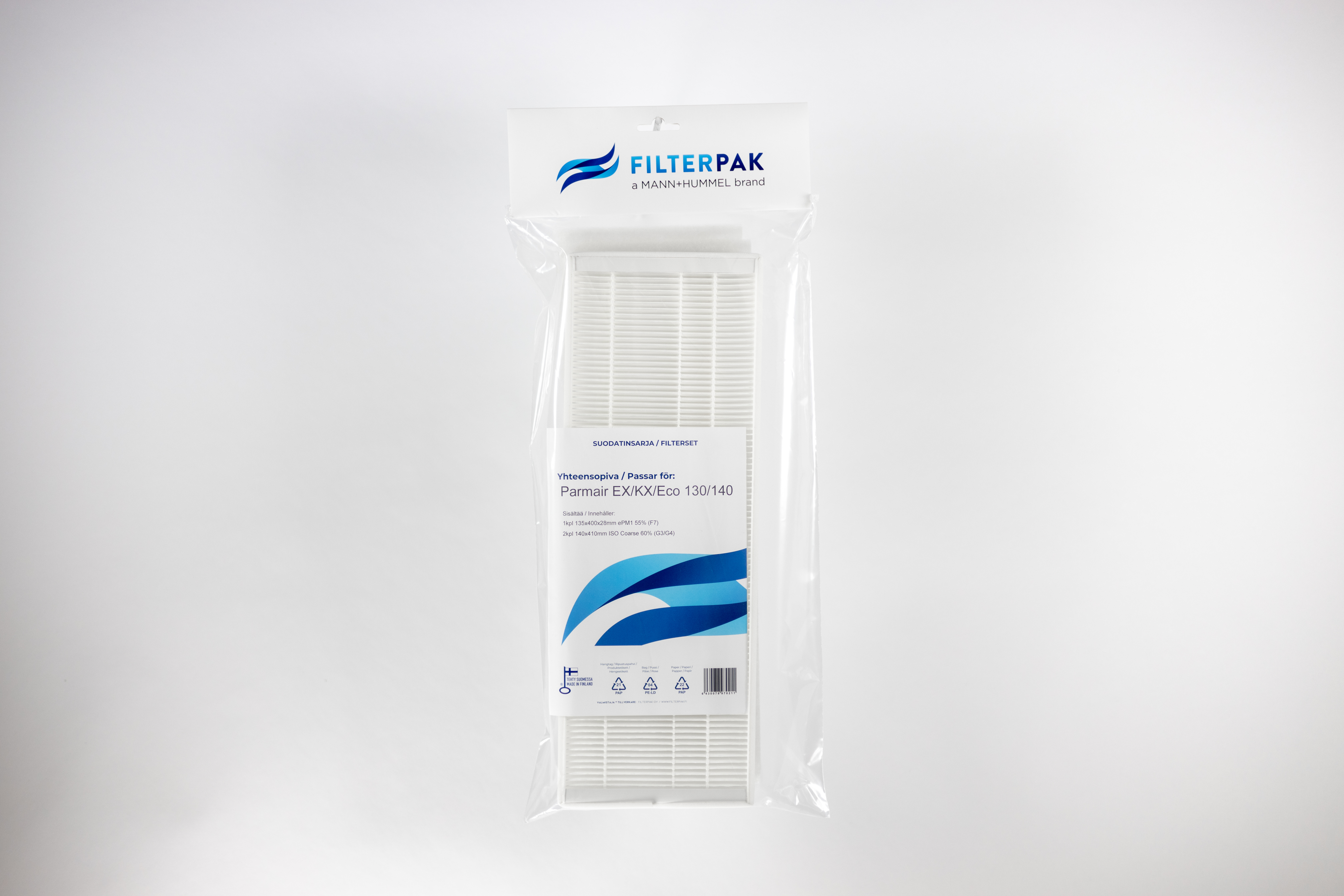 filterpak Suodatinpakkaus filterpak parmair ex/kx/eco 130/140