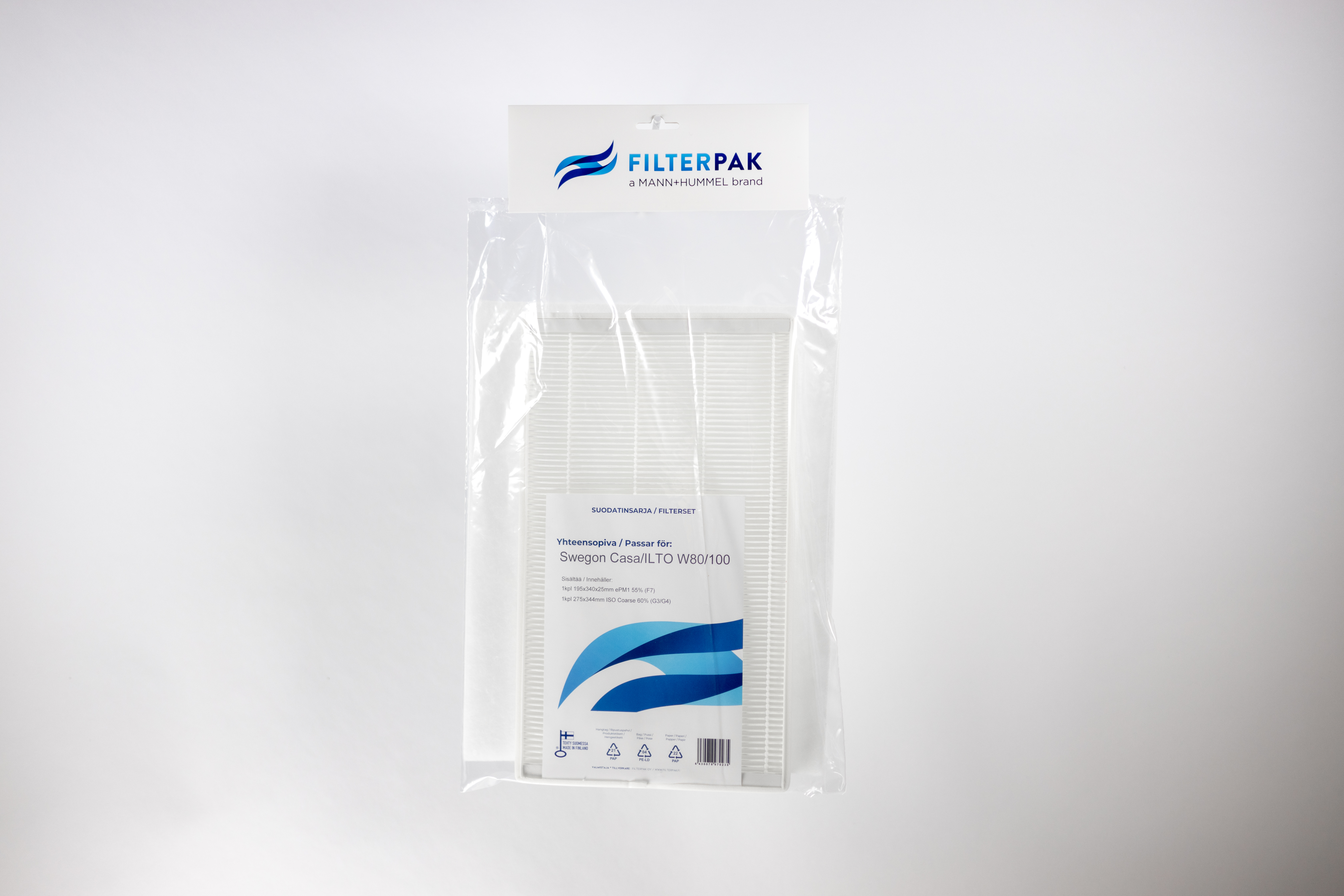 FILTER PACK FILTERPAK SWEGON CASA/ILTO W80/100