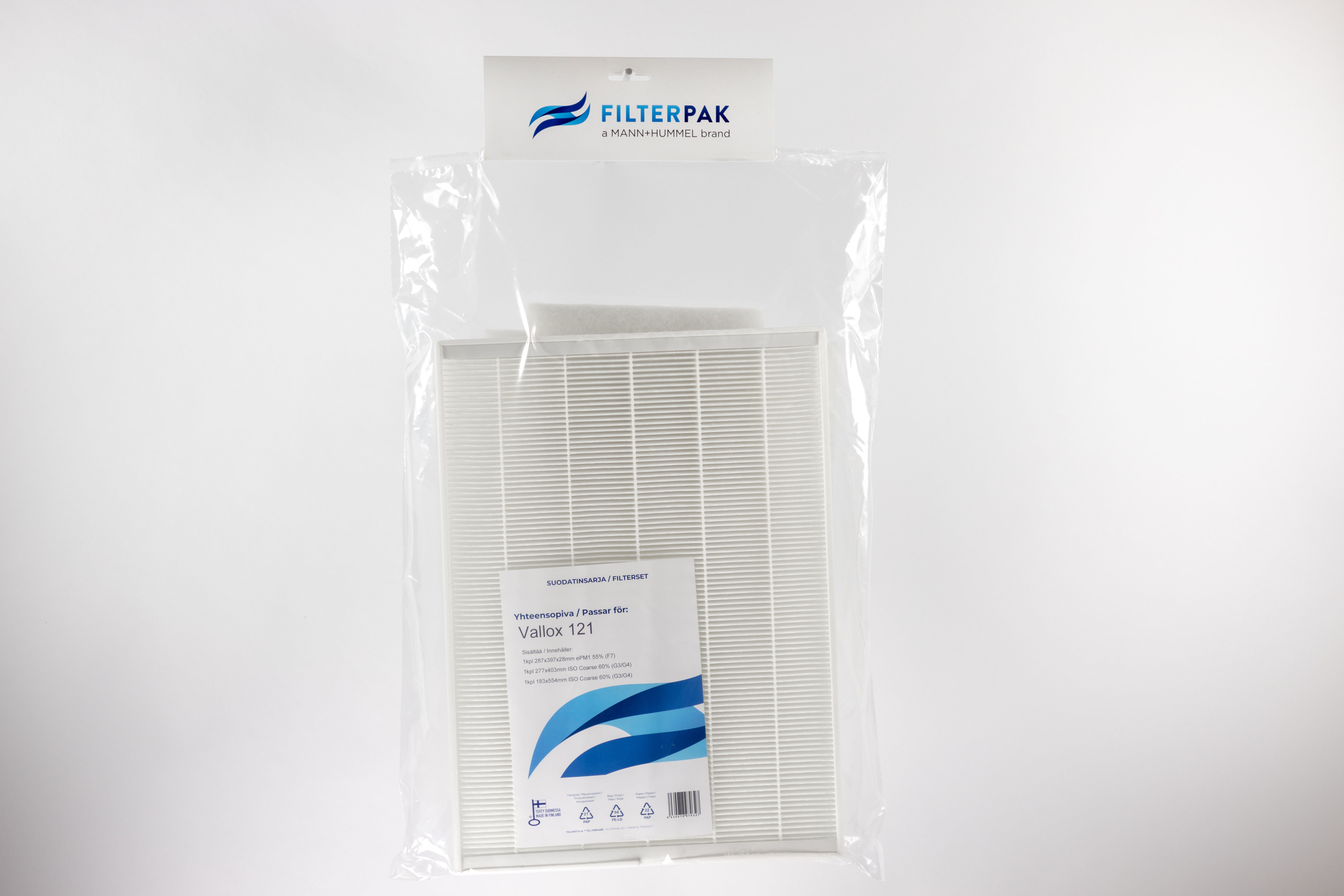 FILTER PACK FILTERPAK VALLOX 121 NRO 21
