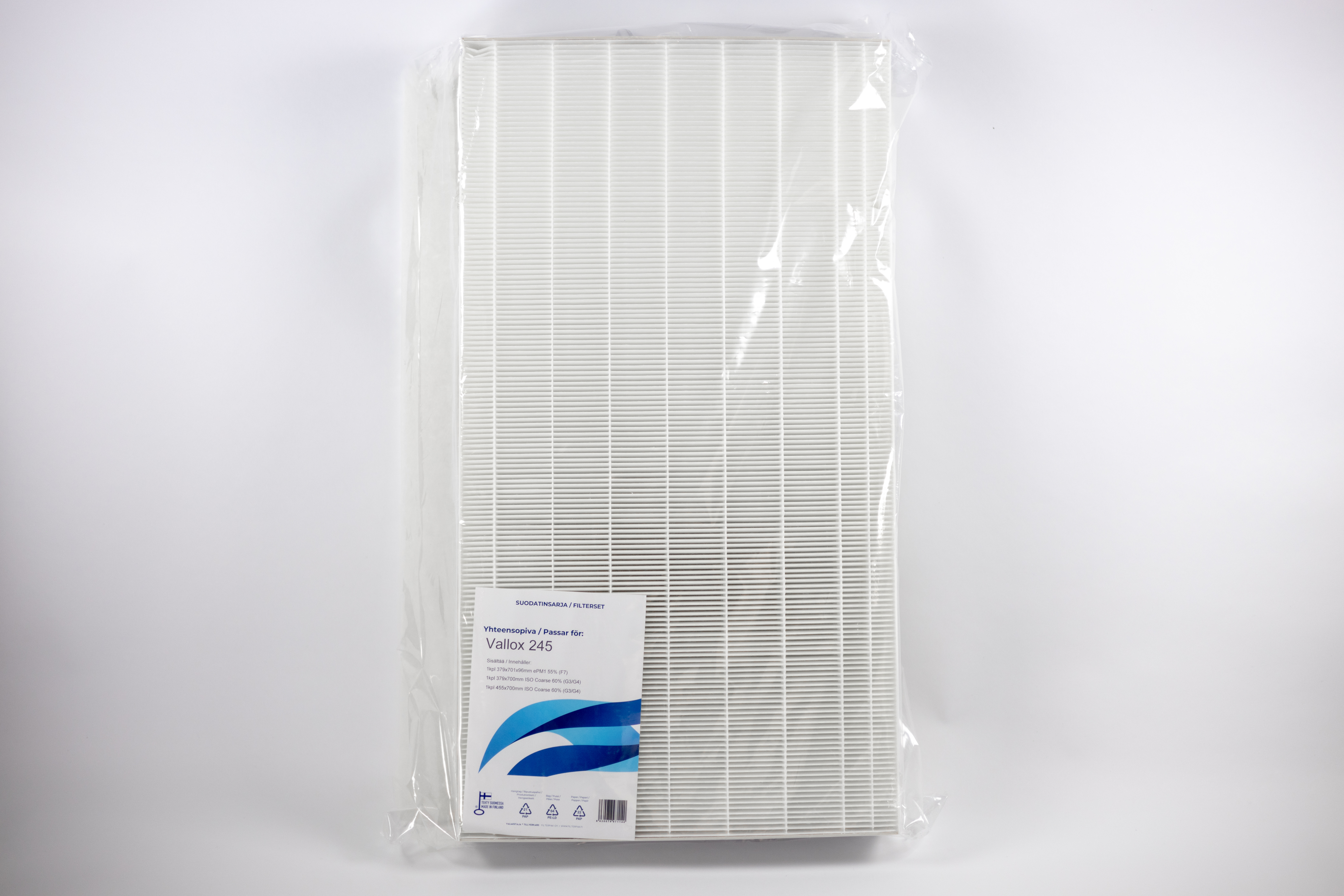 FILTER PACK FILTERPAK VALLOX 245 NRO 29