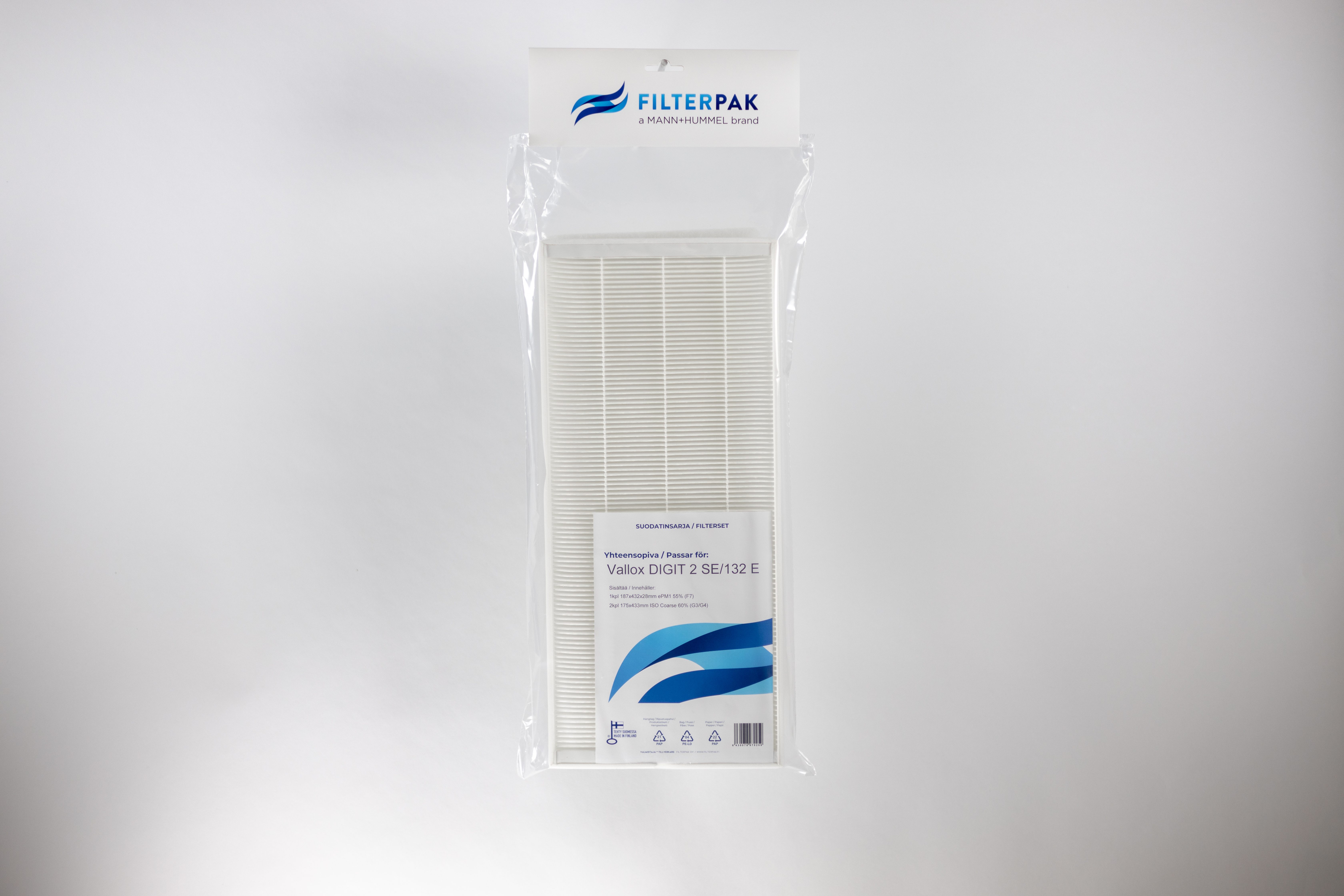 FILTER PACK FILTERPAK VALLOX DIGIT 2 SE/132 E NRO 18