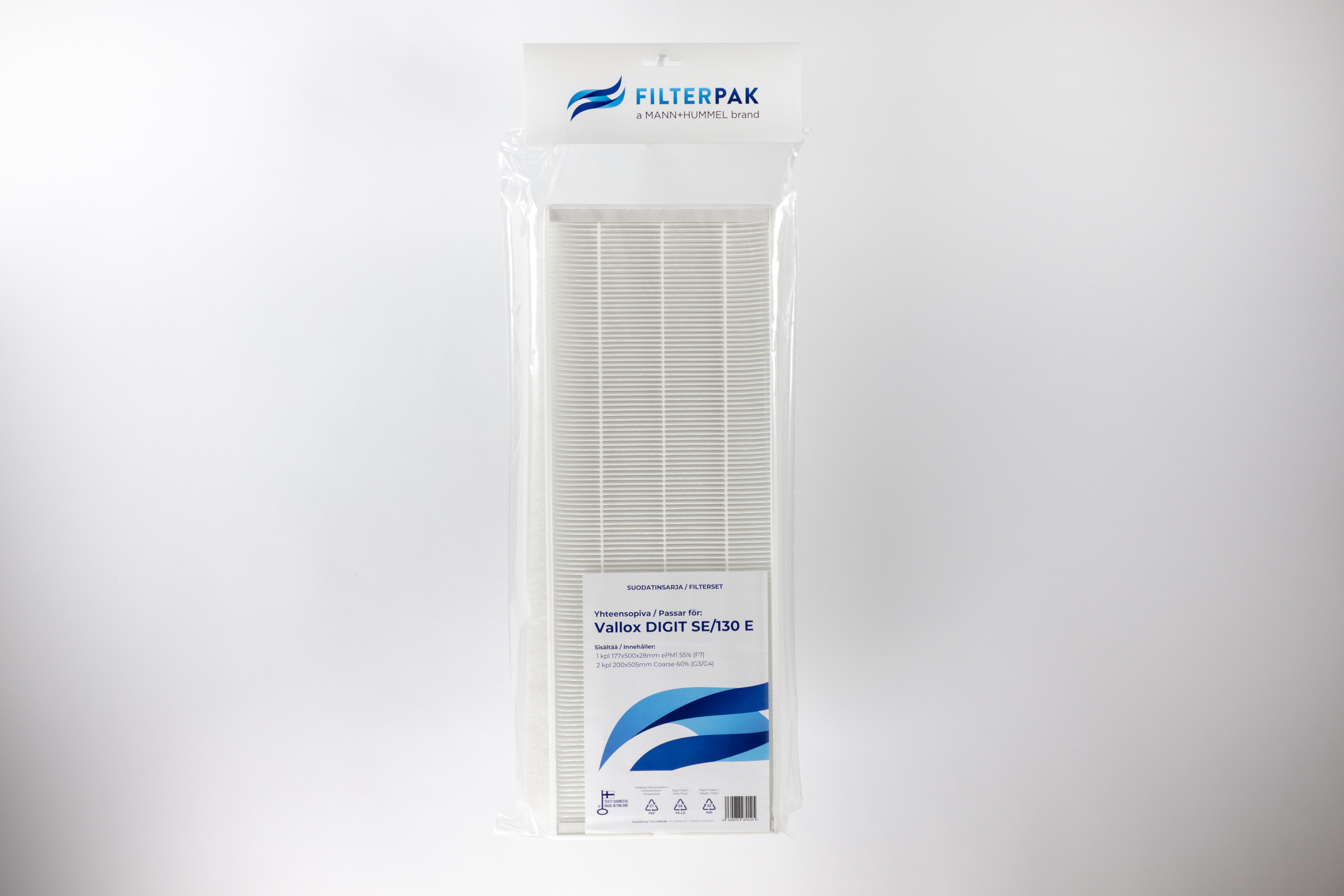 FILTER PACK FILTERPAK VALLOX DIGIT SE/130 E NRO 6