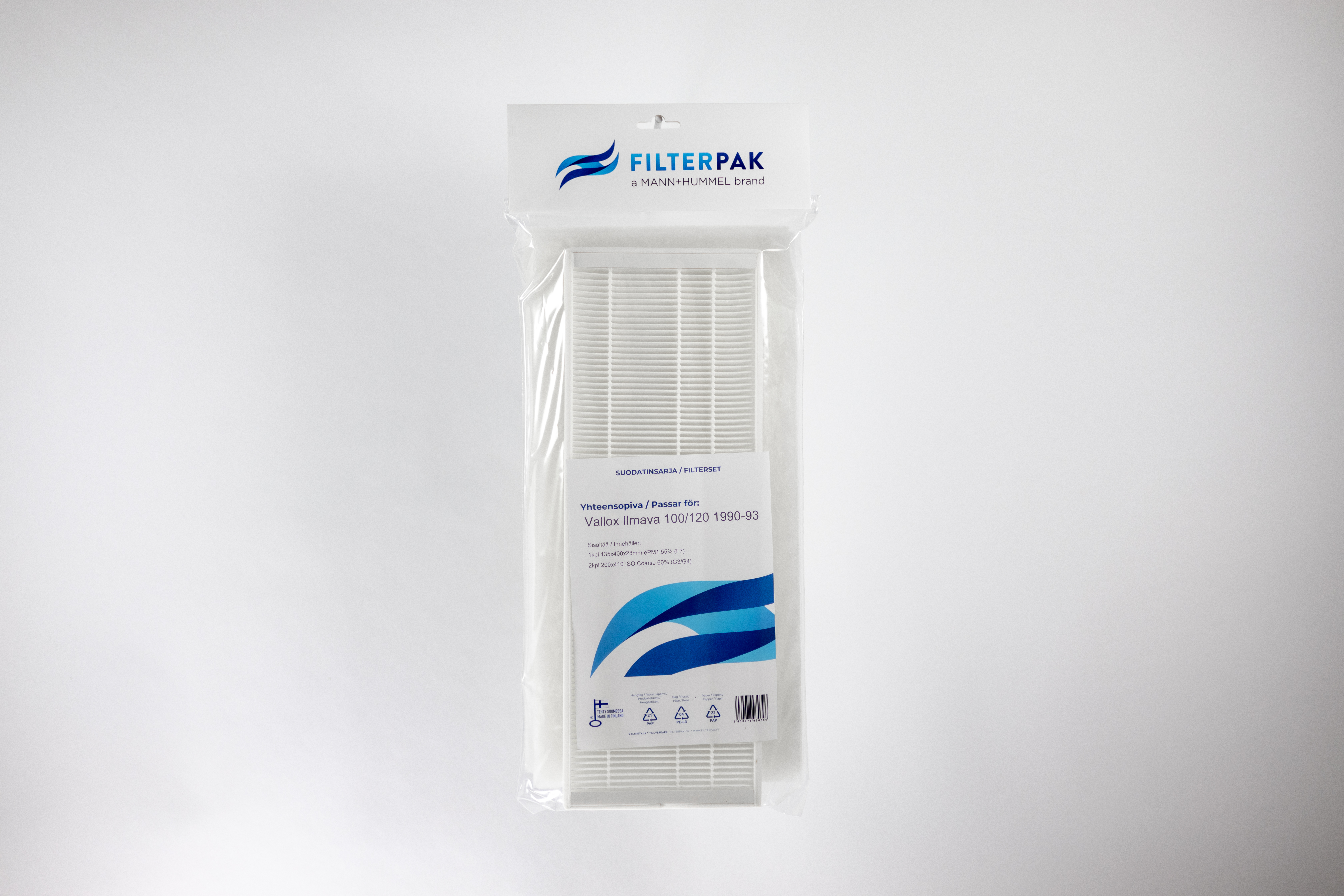 SUODATINPAKKAUS FILTERPAK VALLOX ILMA 100/120 90-93 NR3