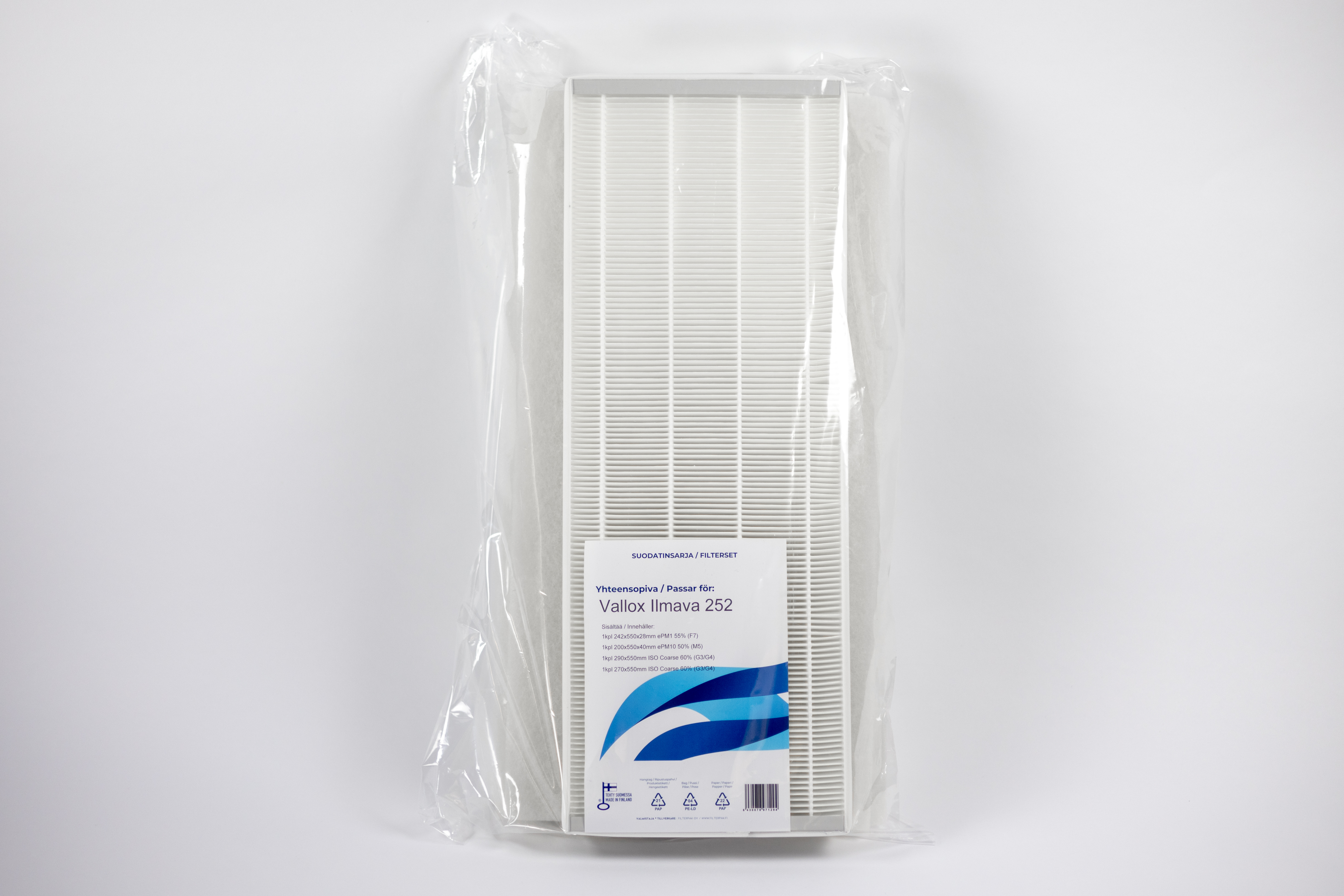 SUODATINPAKKAUS FILTERPAK VALLOX ILMAVA 252 NRO 11