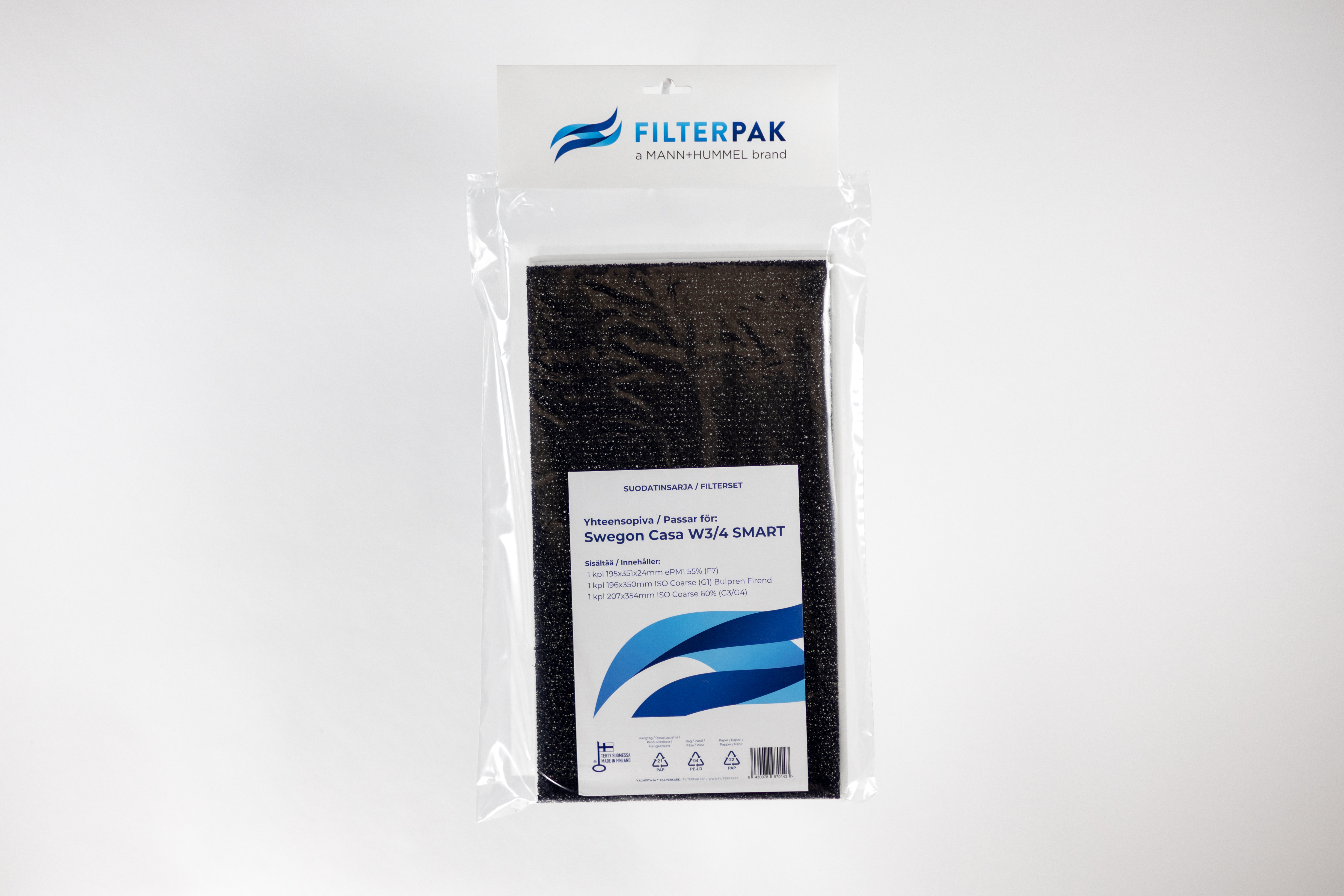 FILTER PACK FILTERPAK SWEGON CASA W3/4 SMART BF