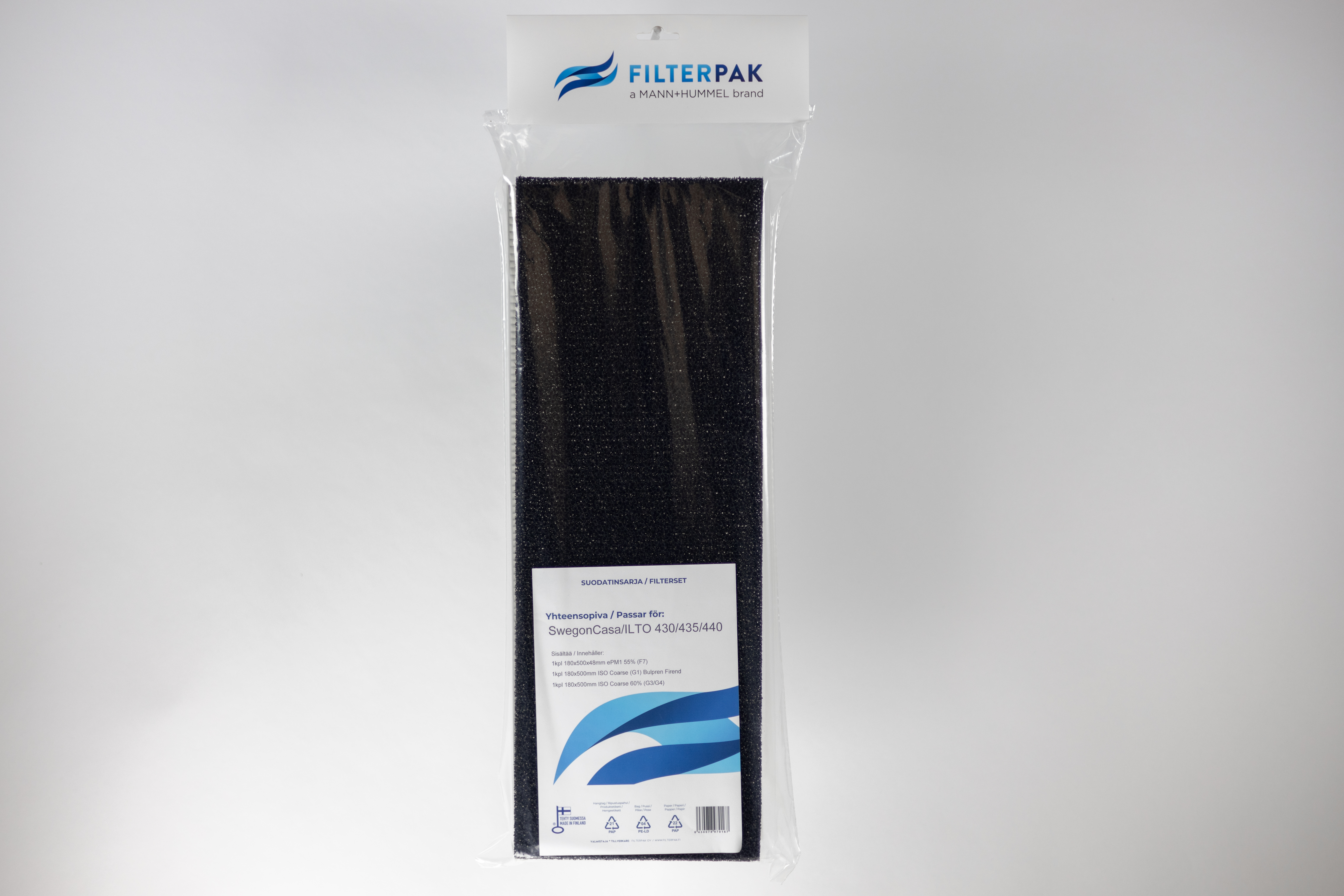 FILTER PACK FILTERPAK SWEGONCASA/ILTO 430/435/440 BF