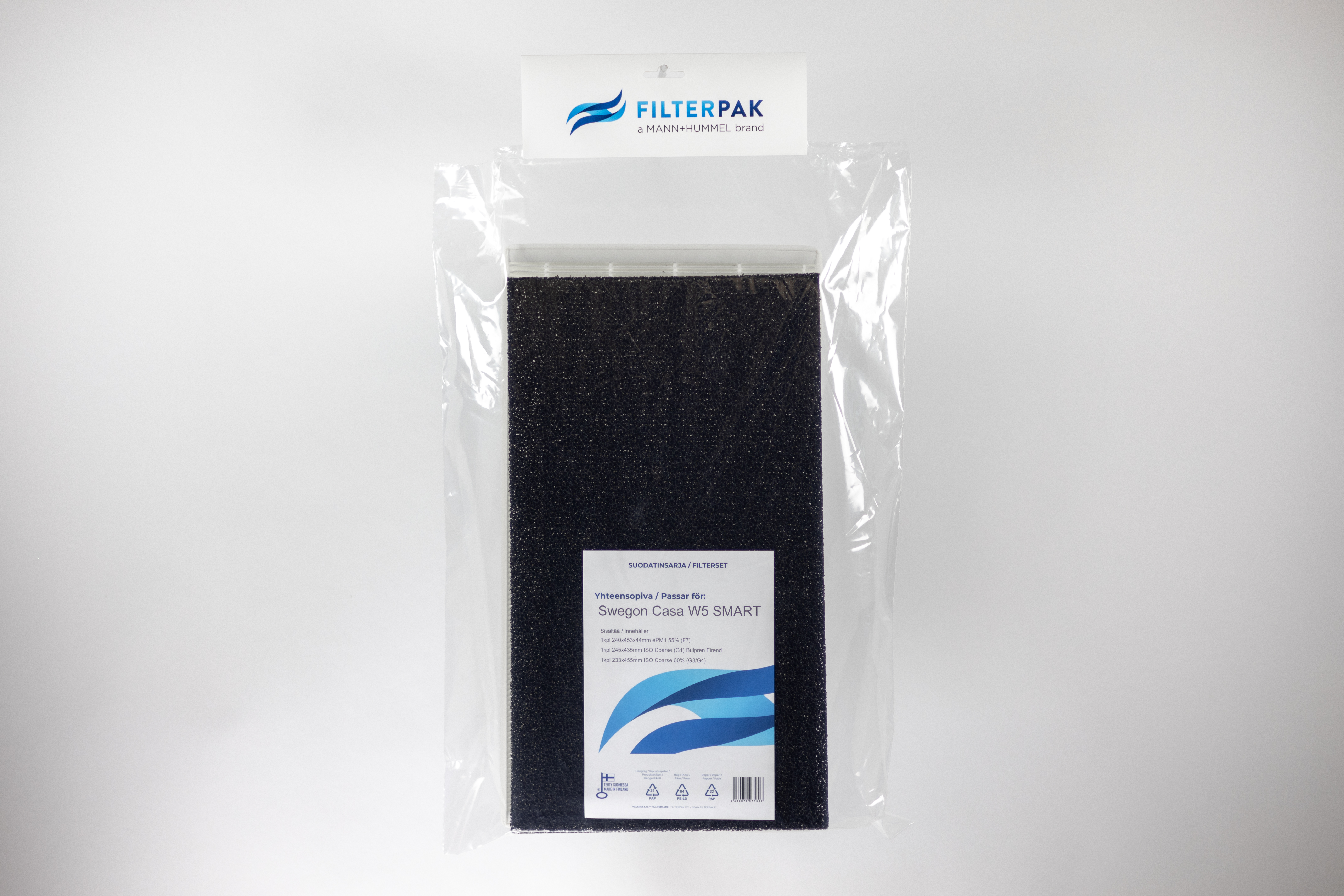 FILTER PACK FILTERPAK SWEGON CASA W5 SMART BF