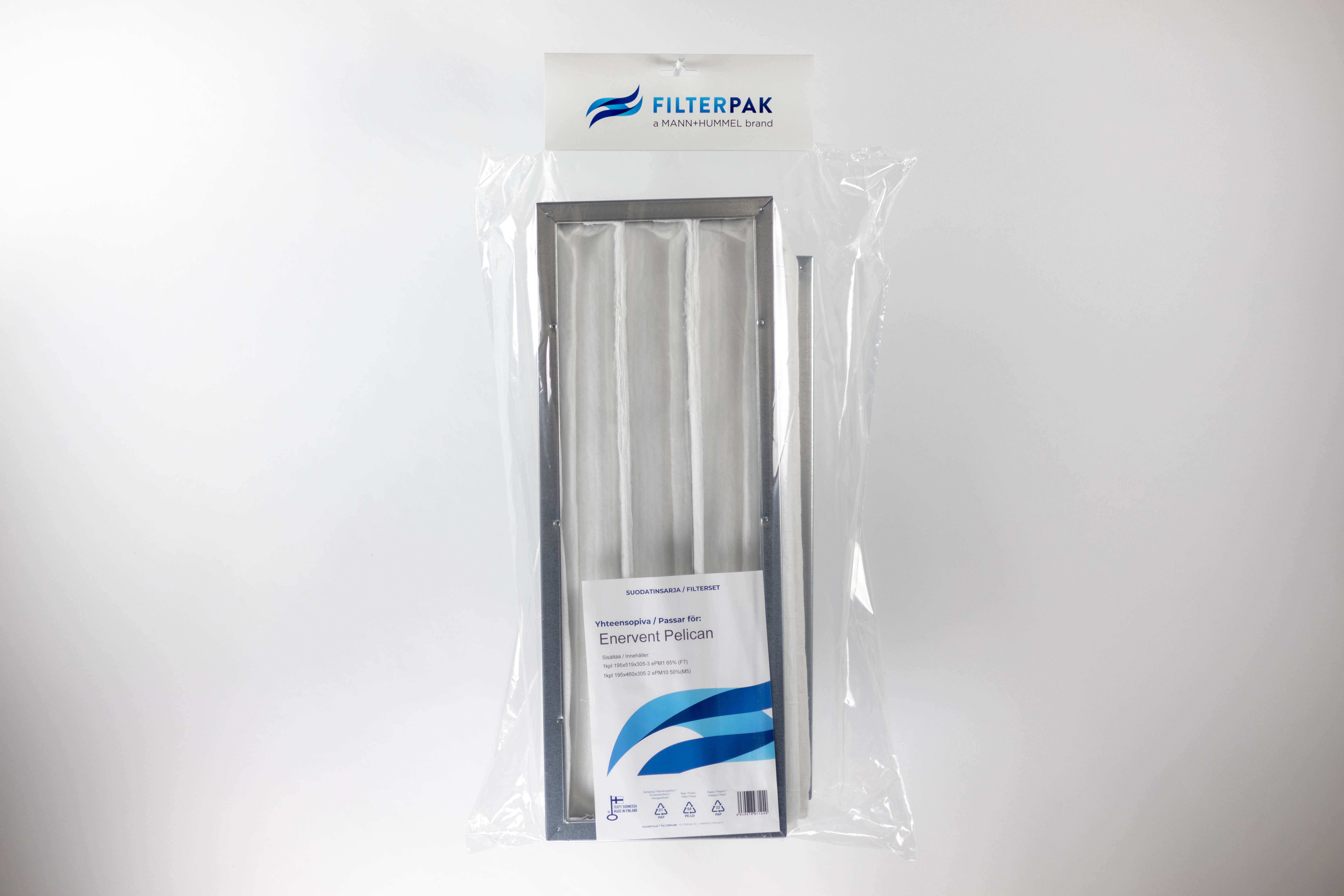 SUODATINPAKKAUS FILTERPAK ENERVENT PELICAN