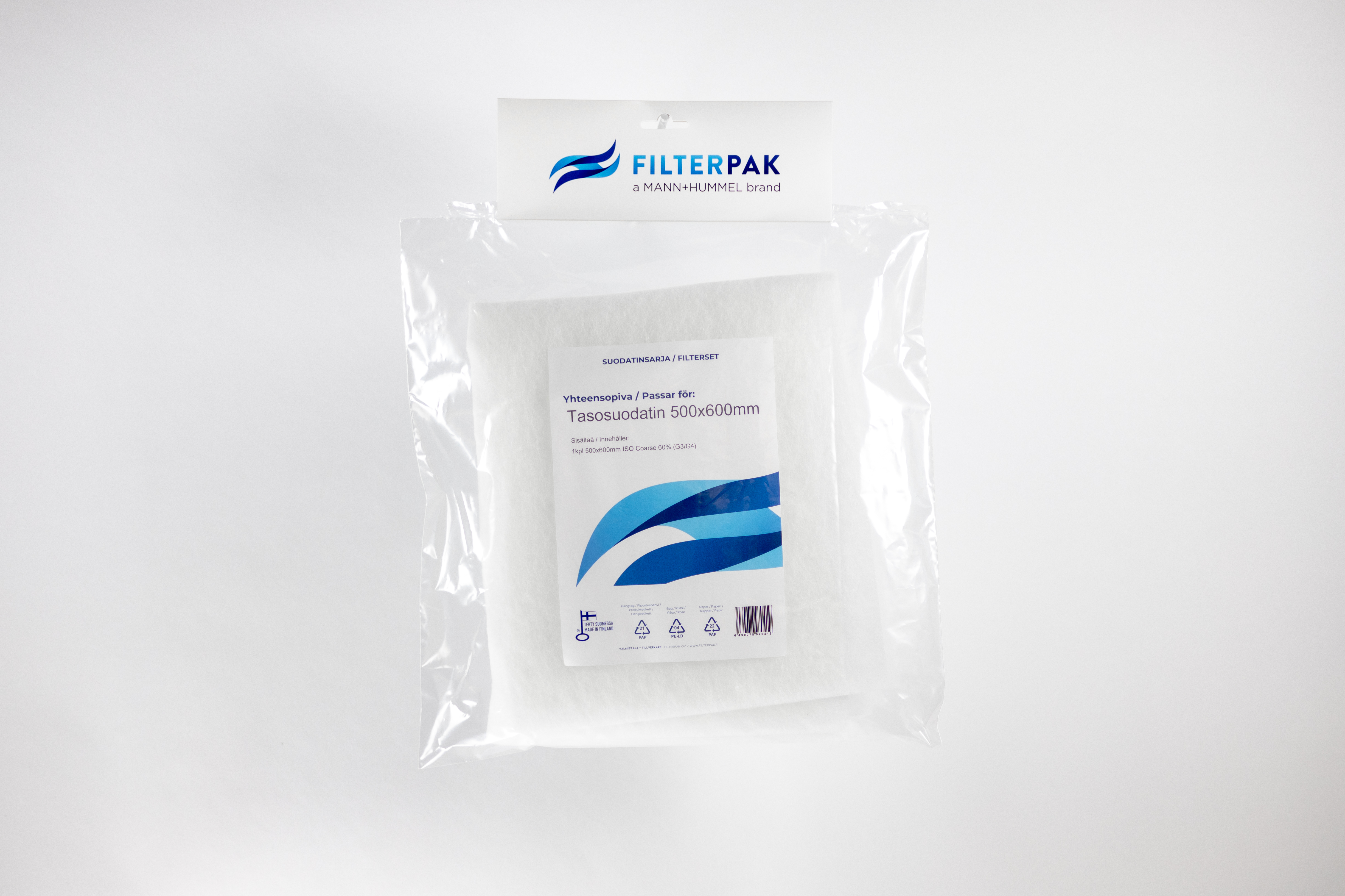 SUODATIN FILTERPAK TASOSUODATIN 500x600mm Coarse