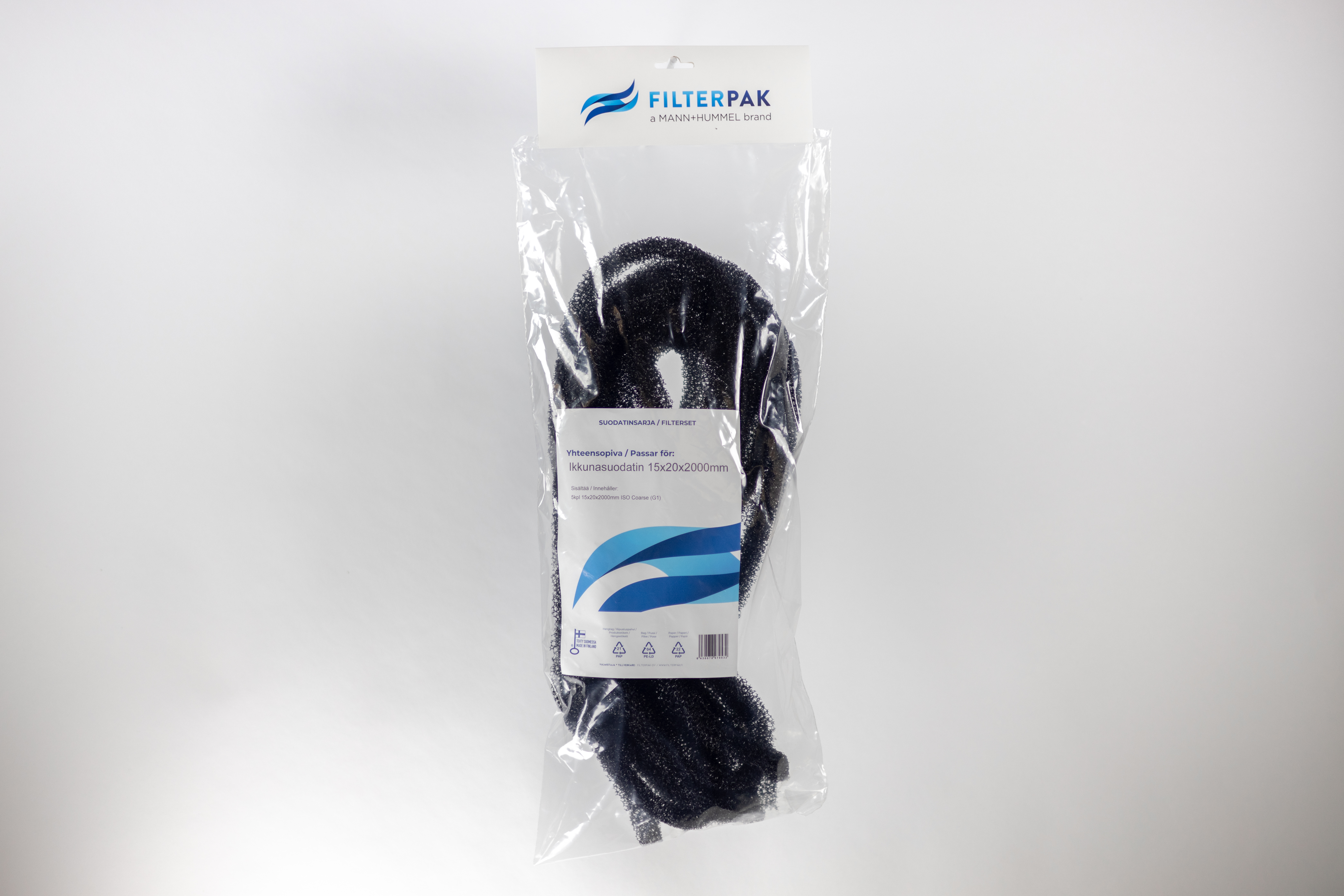 SUODATIN FILTERPAK IKKUNARAKOSUODATIN 5KPL