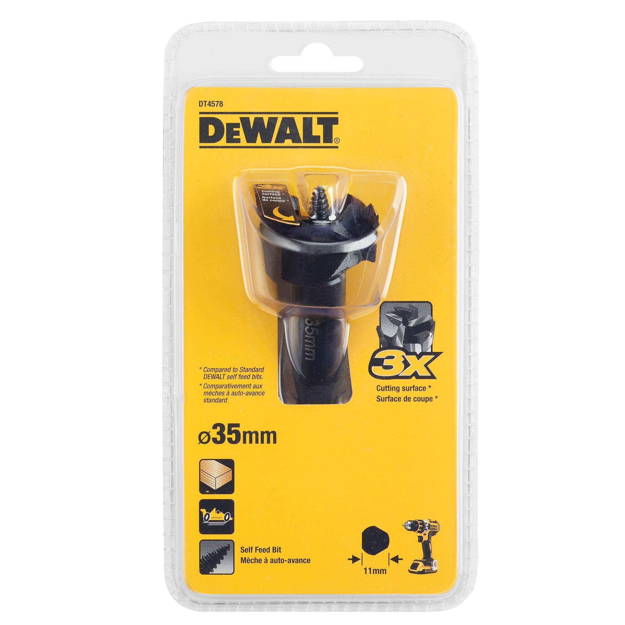 dewalt Wood drill bit dewalt dt4578 35mm self feeding
