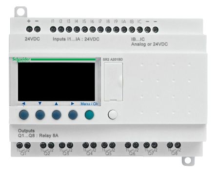 schneider electric Ohjelmoitava rele zelio sr2b121jd sr 12 i-o 24 vdc
